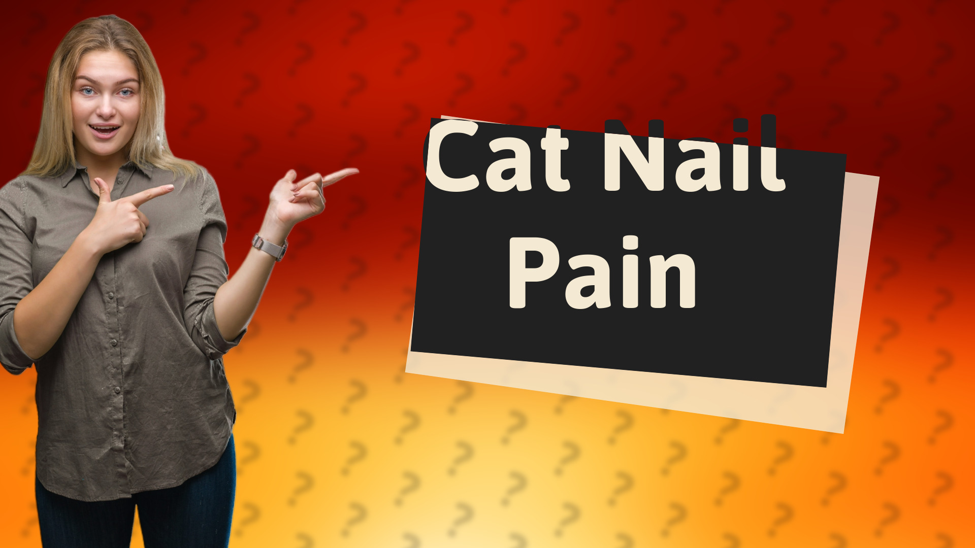 Cat Nail Pain
