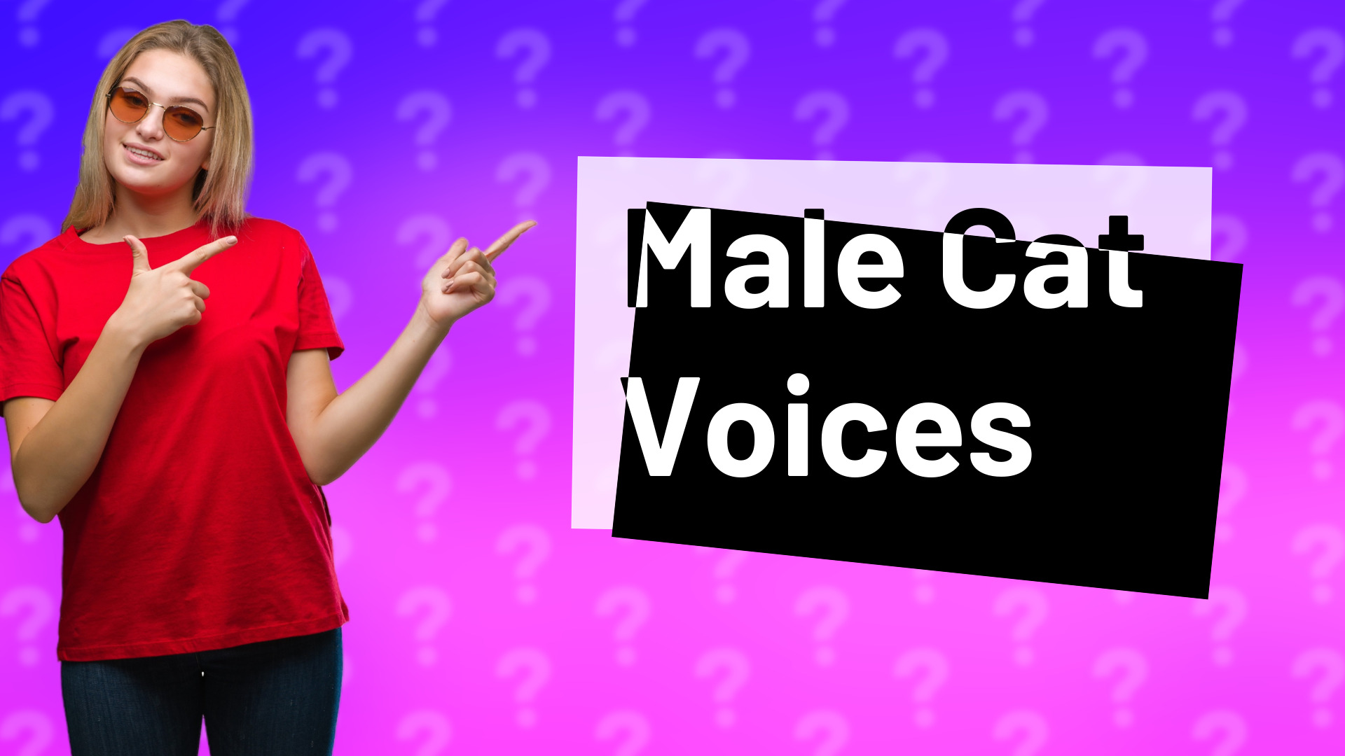 Male Cat Voices