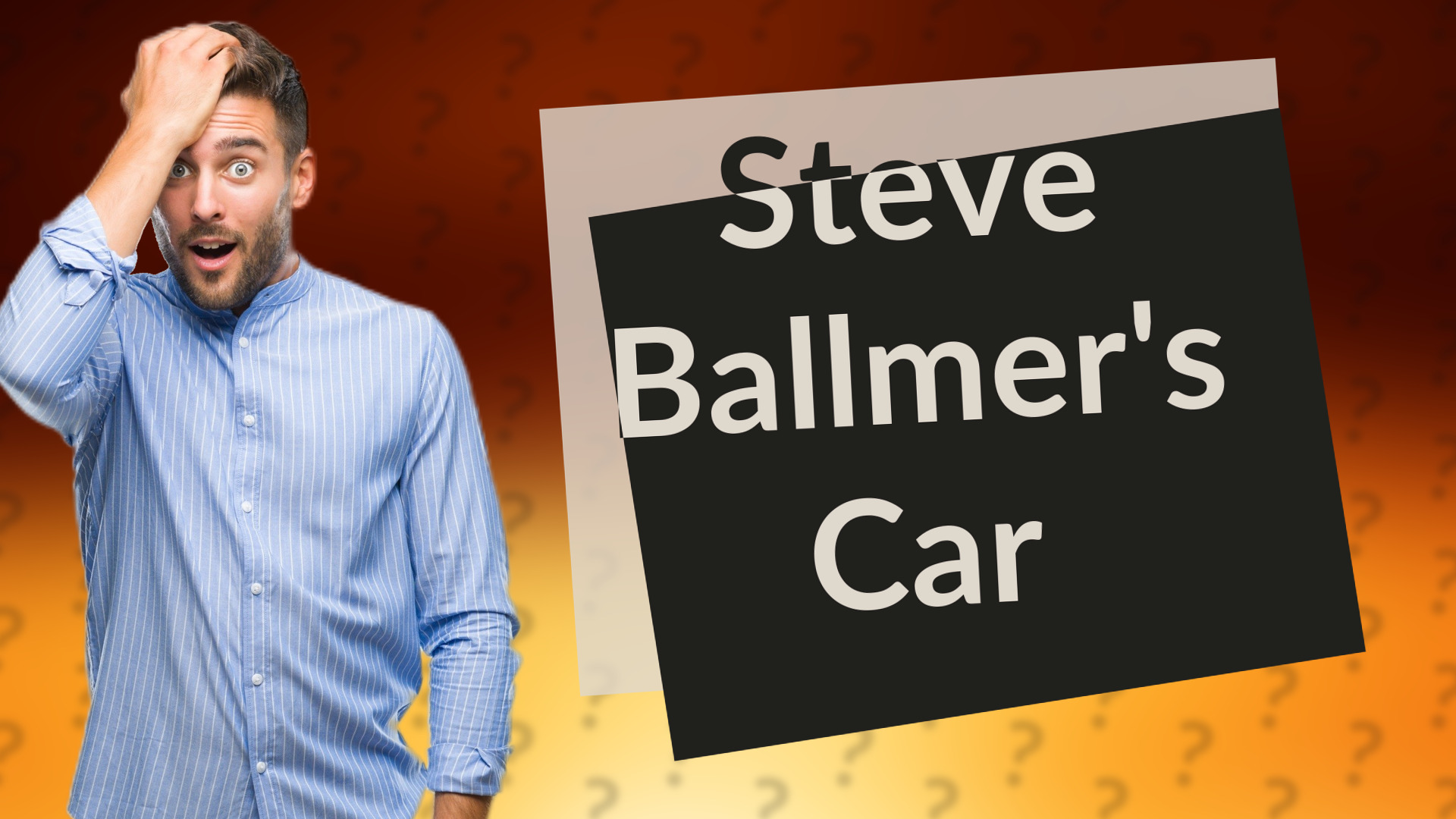 Steve Ballmer's Car