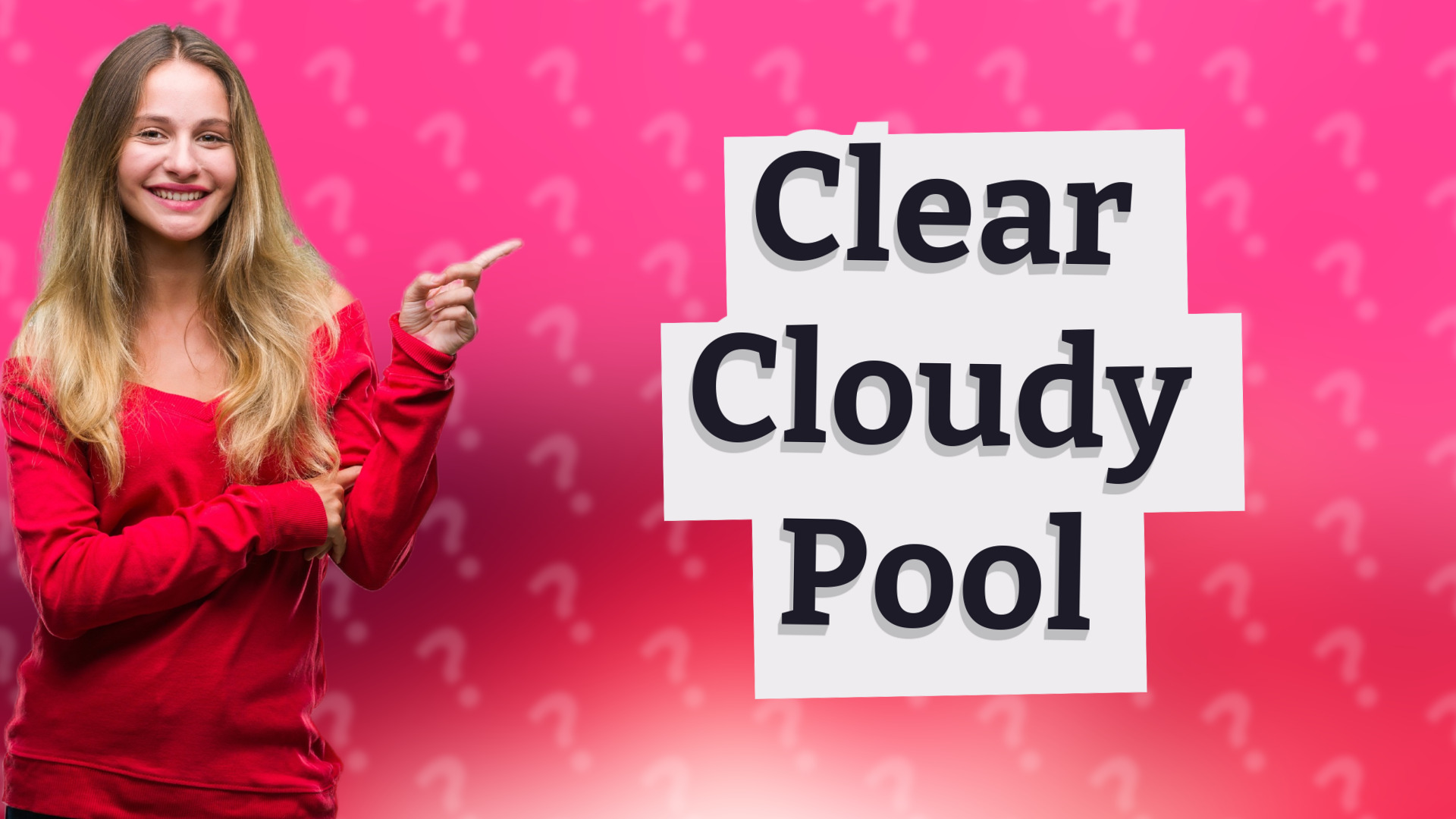 Clear Cloudy Pool