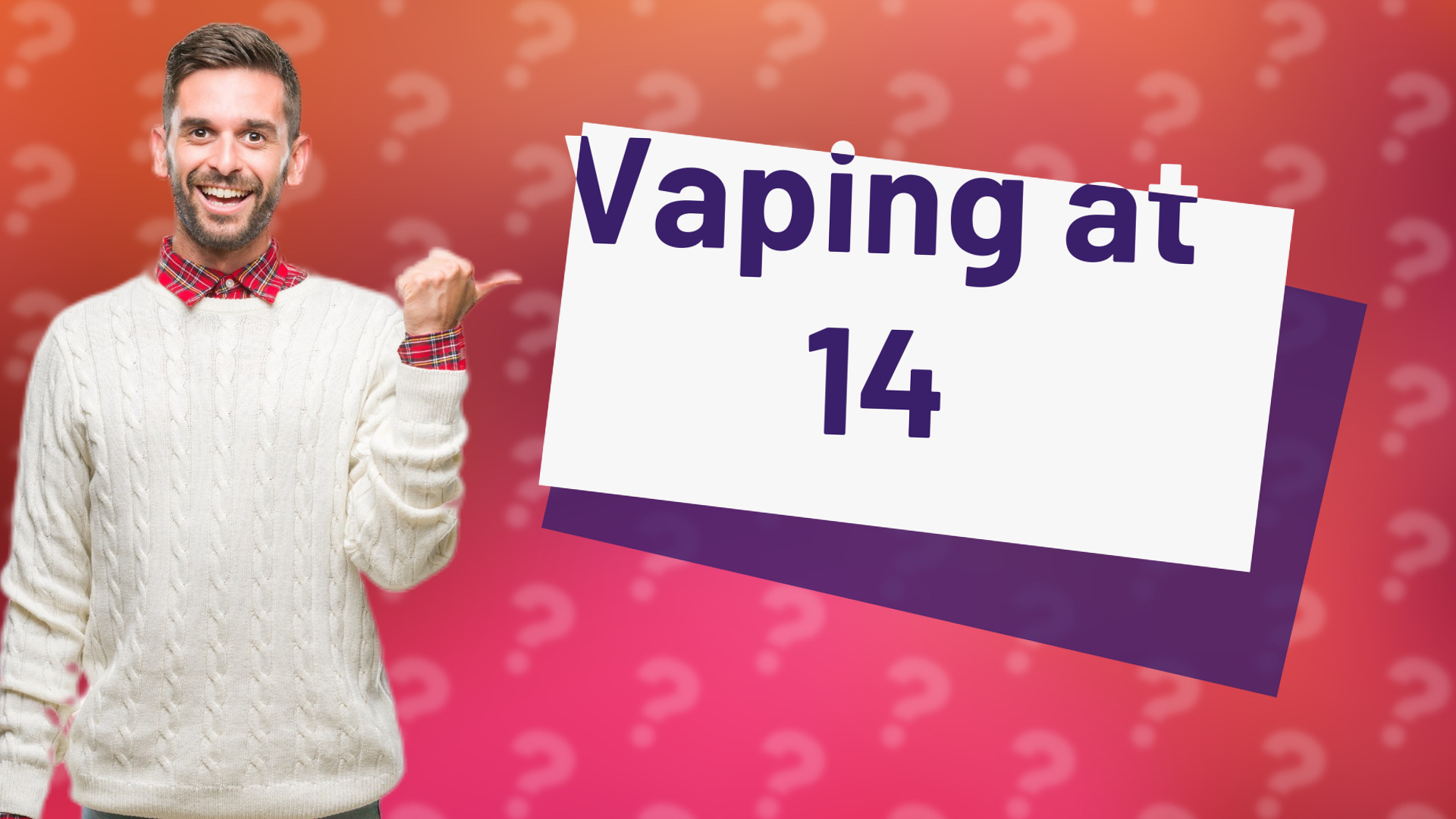 Vaping at 14