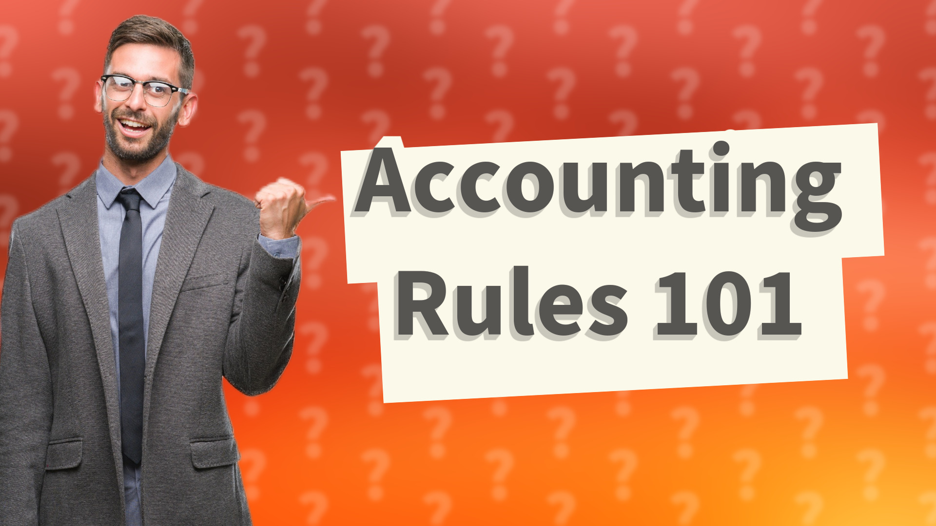 Accounting Rules 101