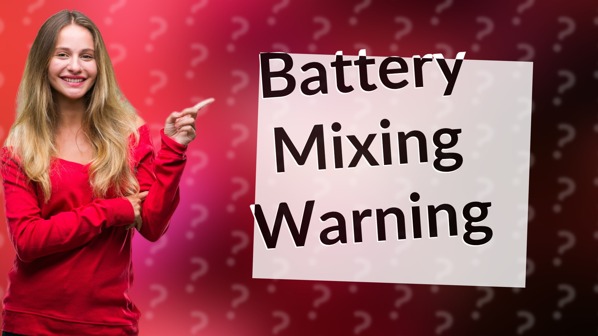 Battery Mixing Warning