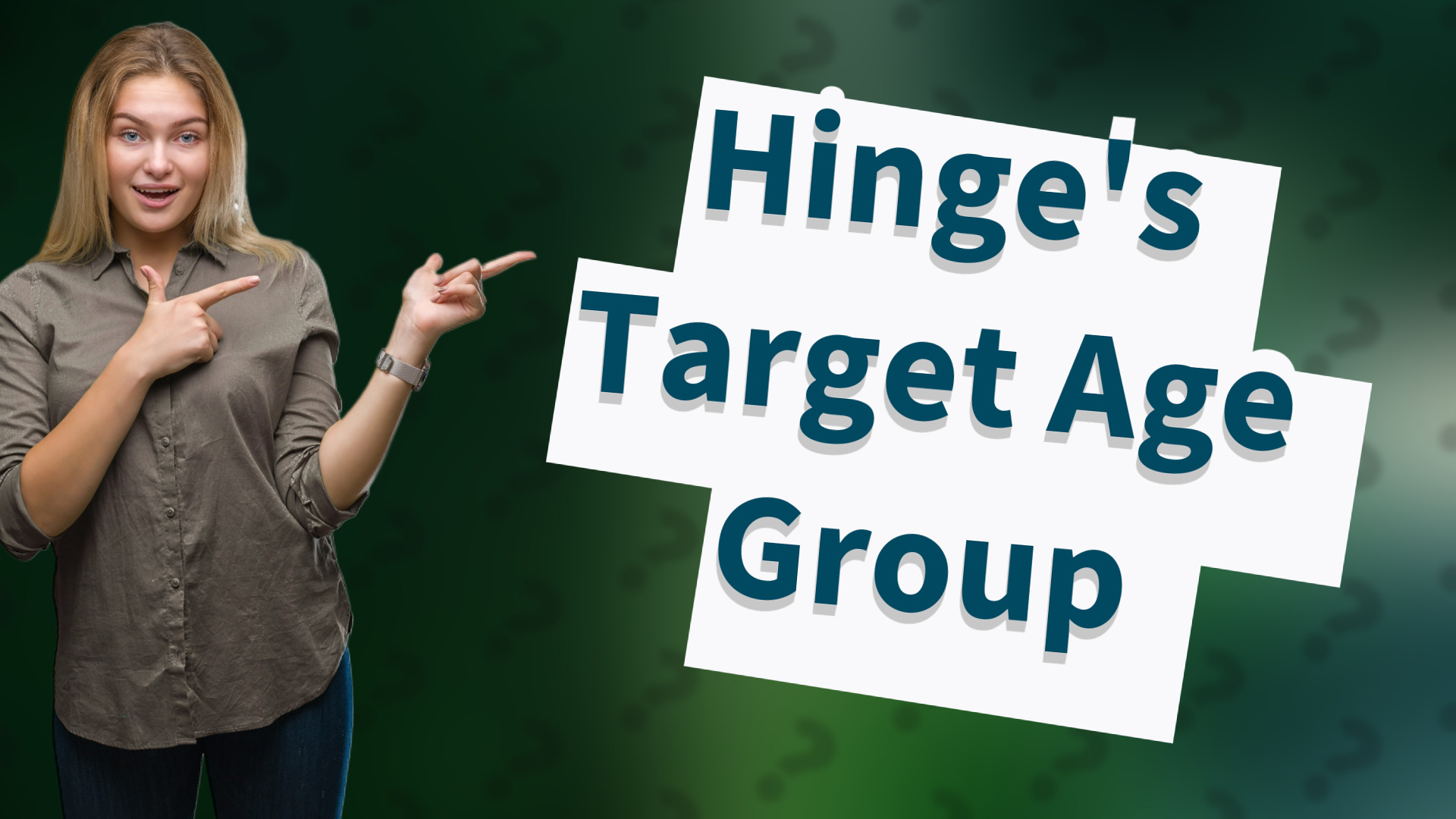 Hinge's Target Age Group