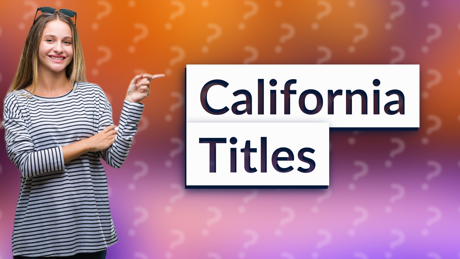 California Titles