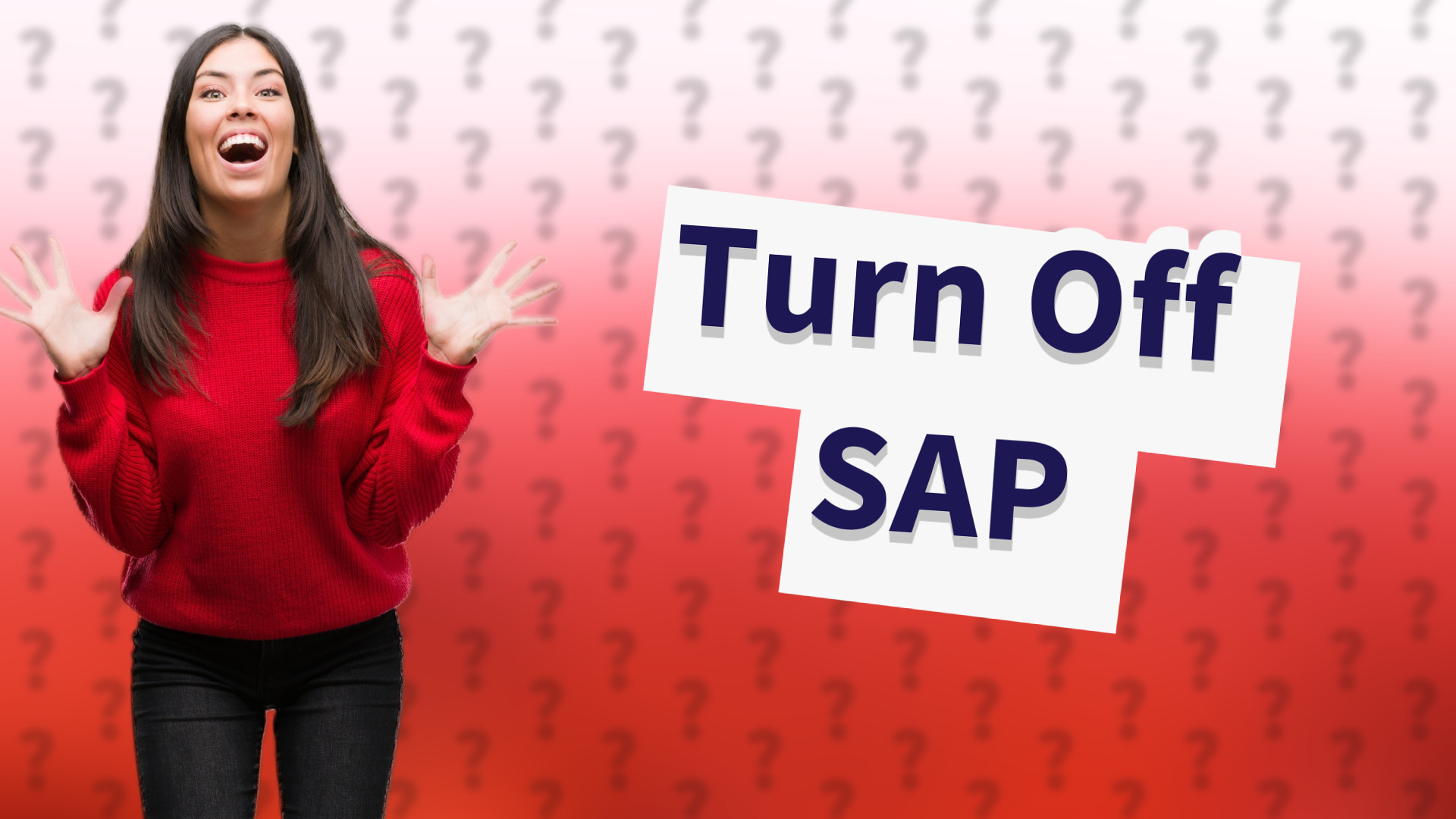 Turn Off SAP