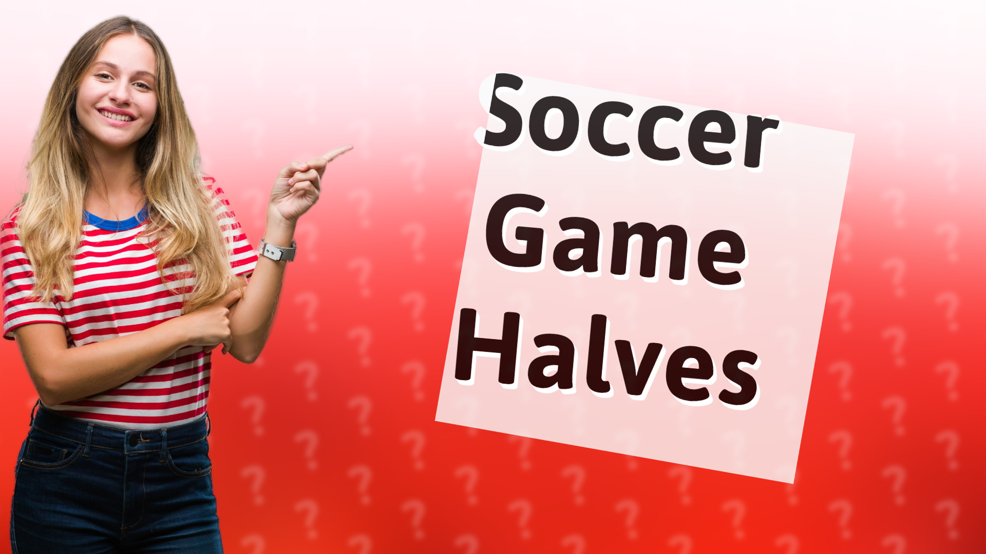 Soccer Game Halves