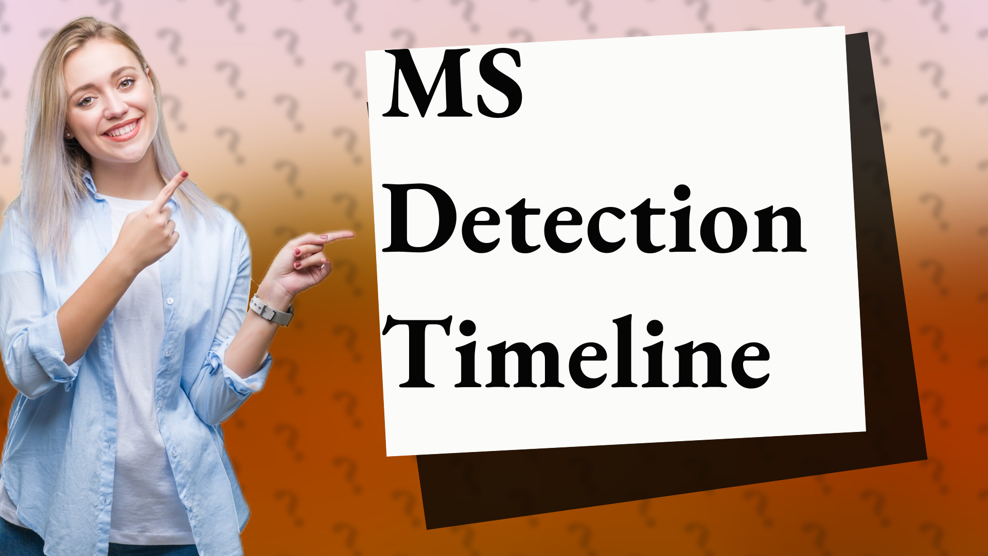 MS Detection Timeline