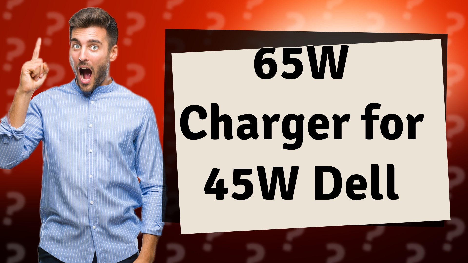 65W Charger for 45W Dell