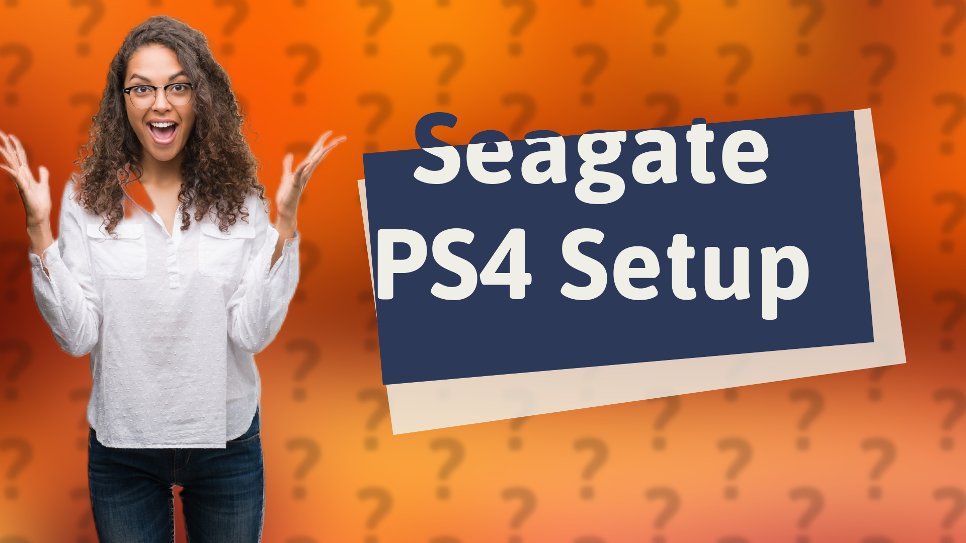 Seagate PS4 Setup