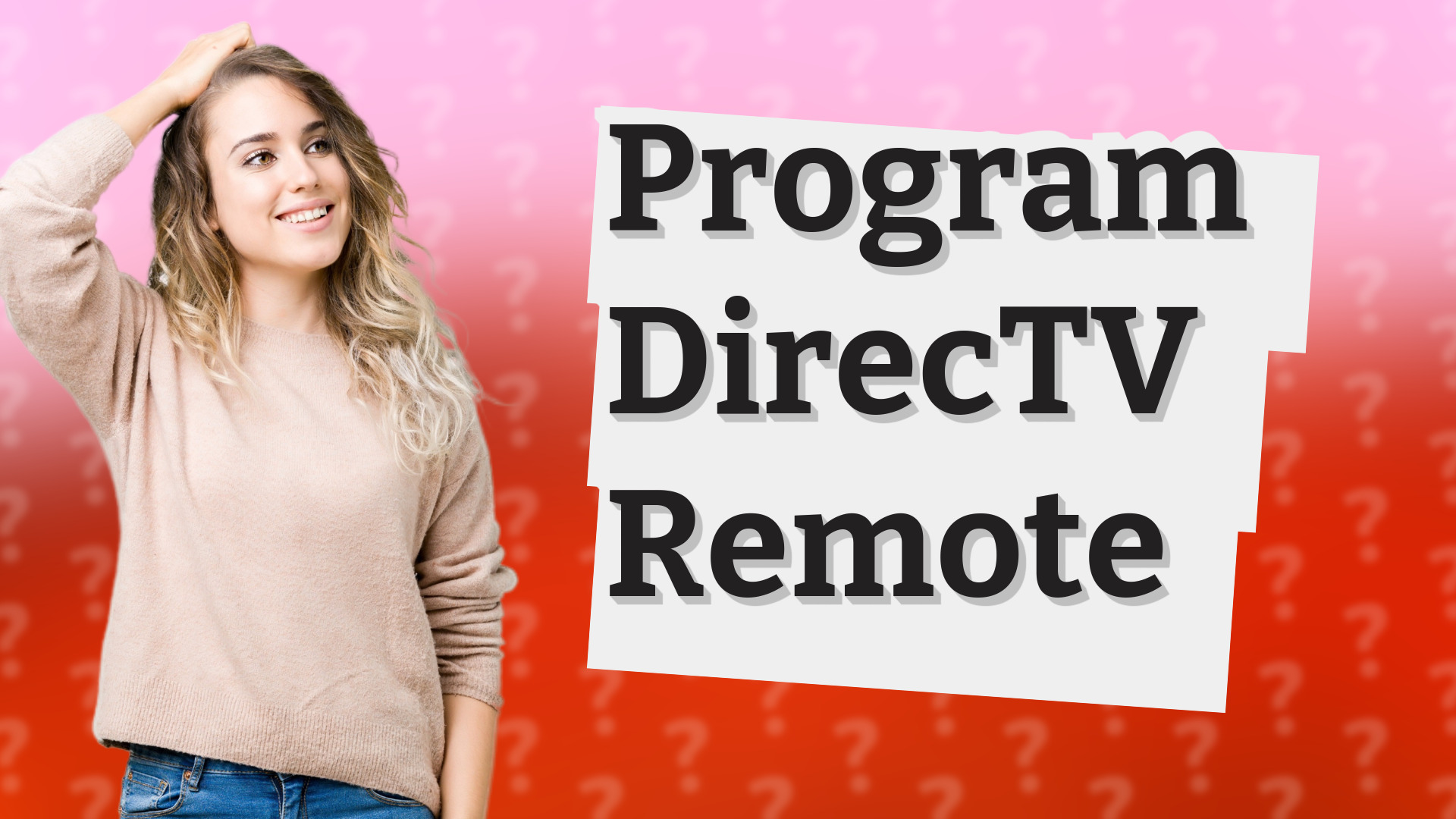 Program DirecTV Remote
