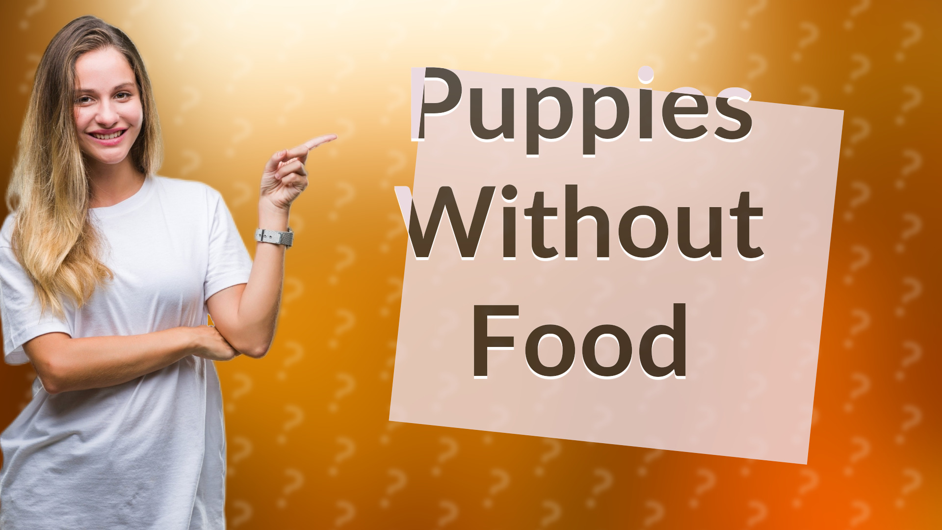 Puppies Without Food