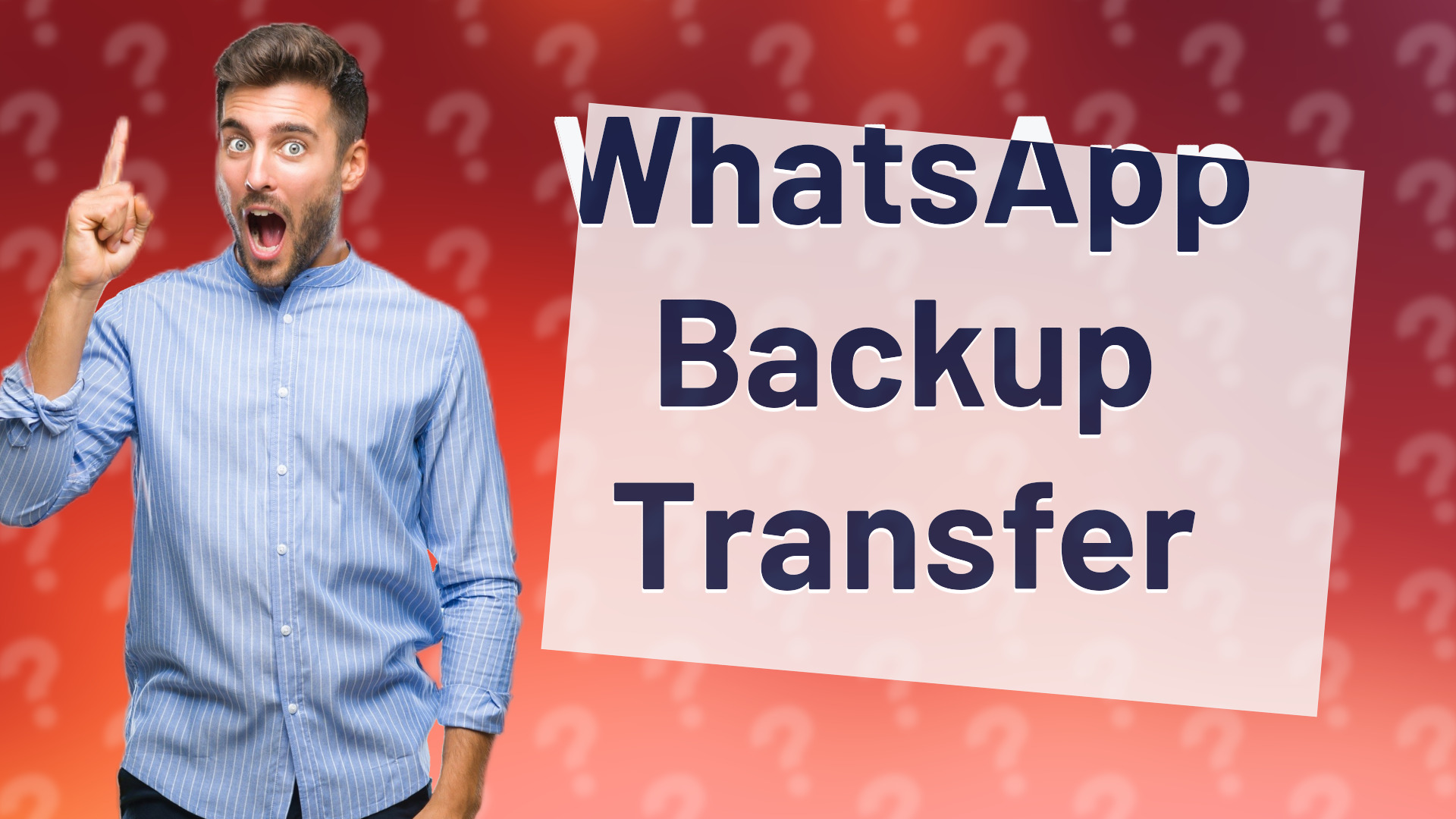 WhatsApp Backup Transfer