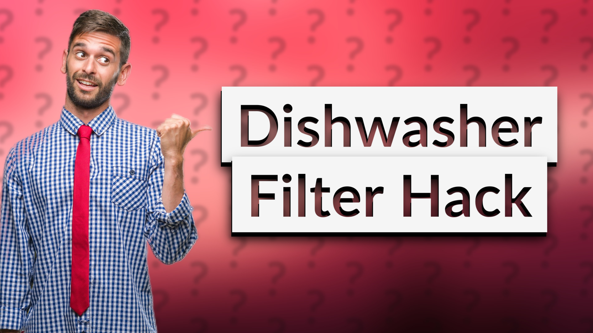 Dishwasher Filter Hack