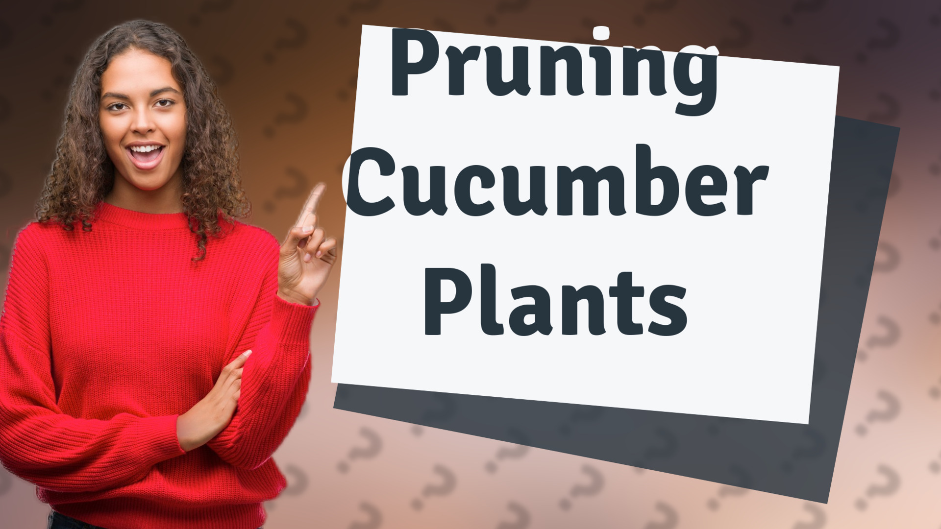 Pruning Cucumber Plants
