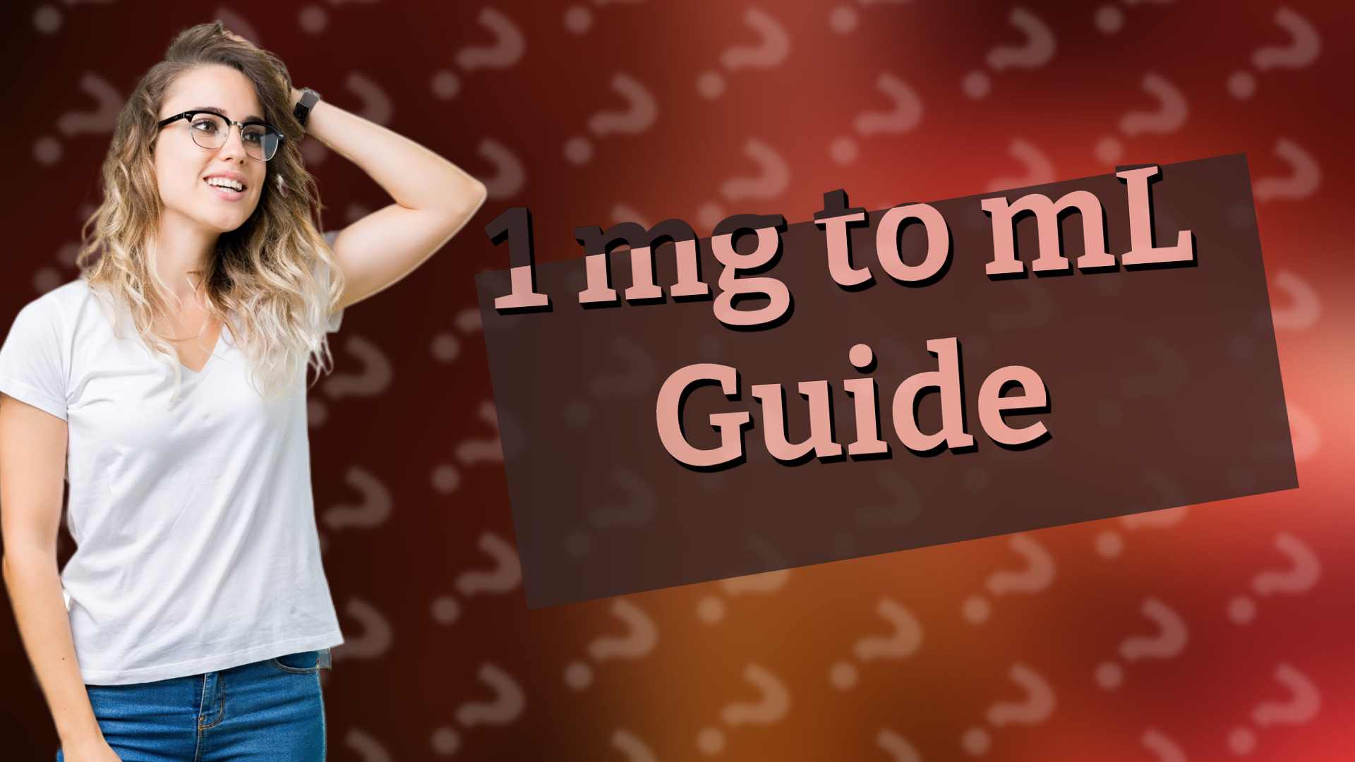 1 mg to mL Guide