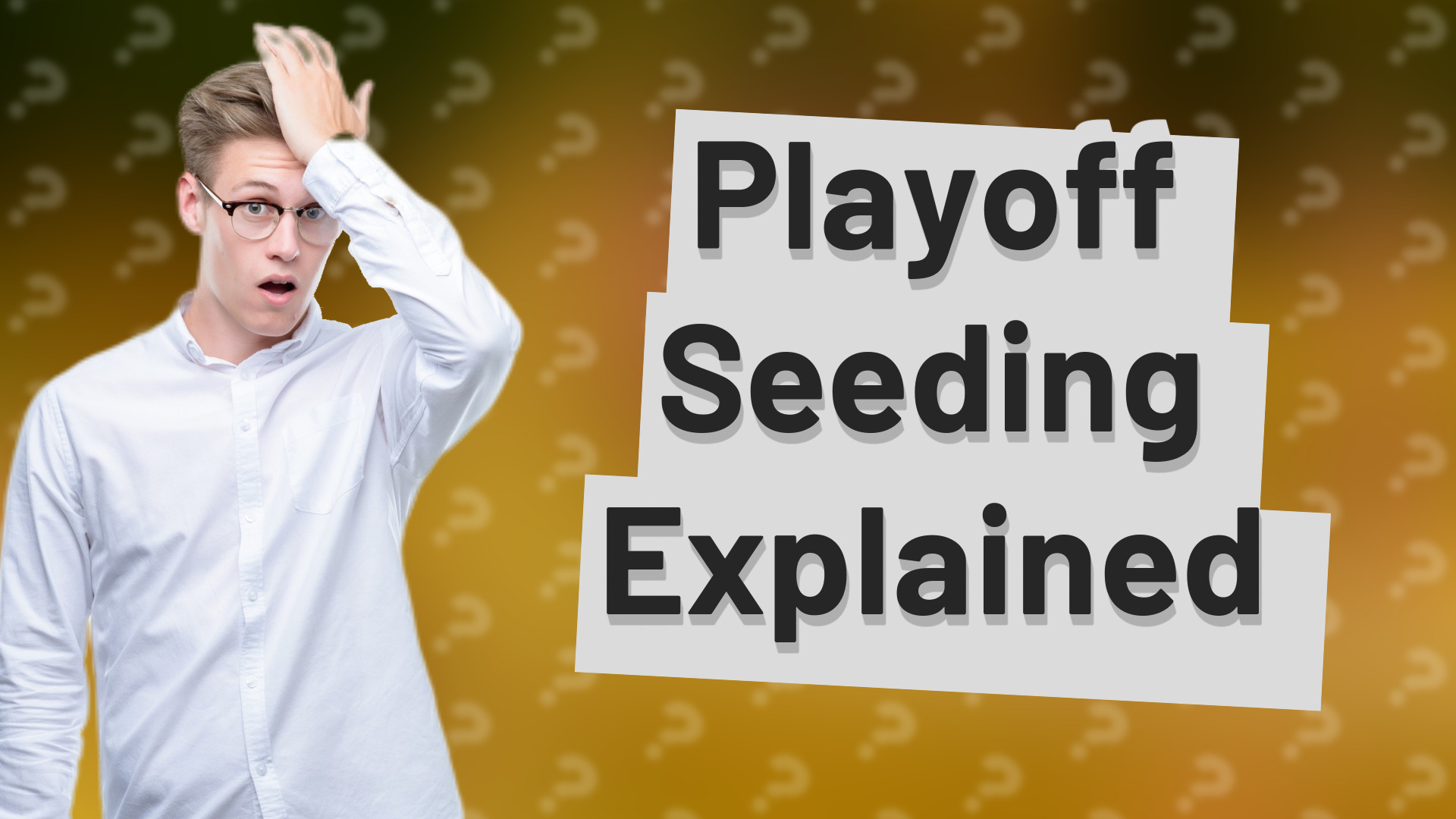 Playoff Seeding Explained