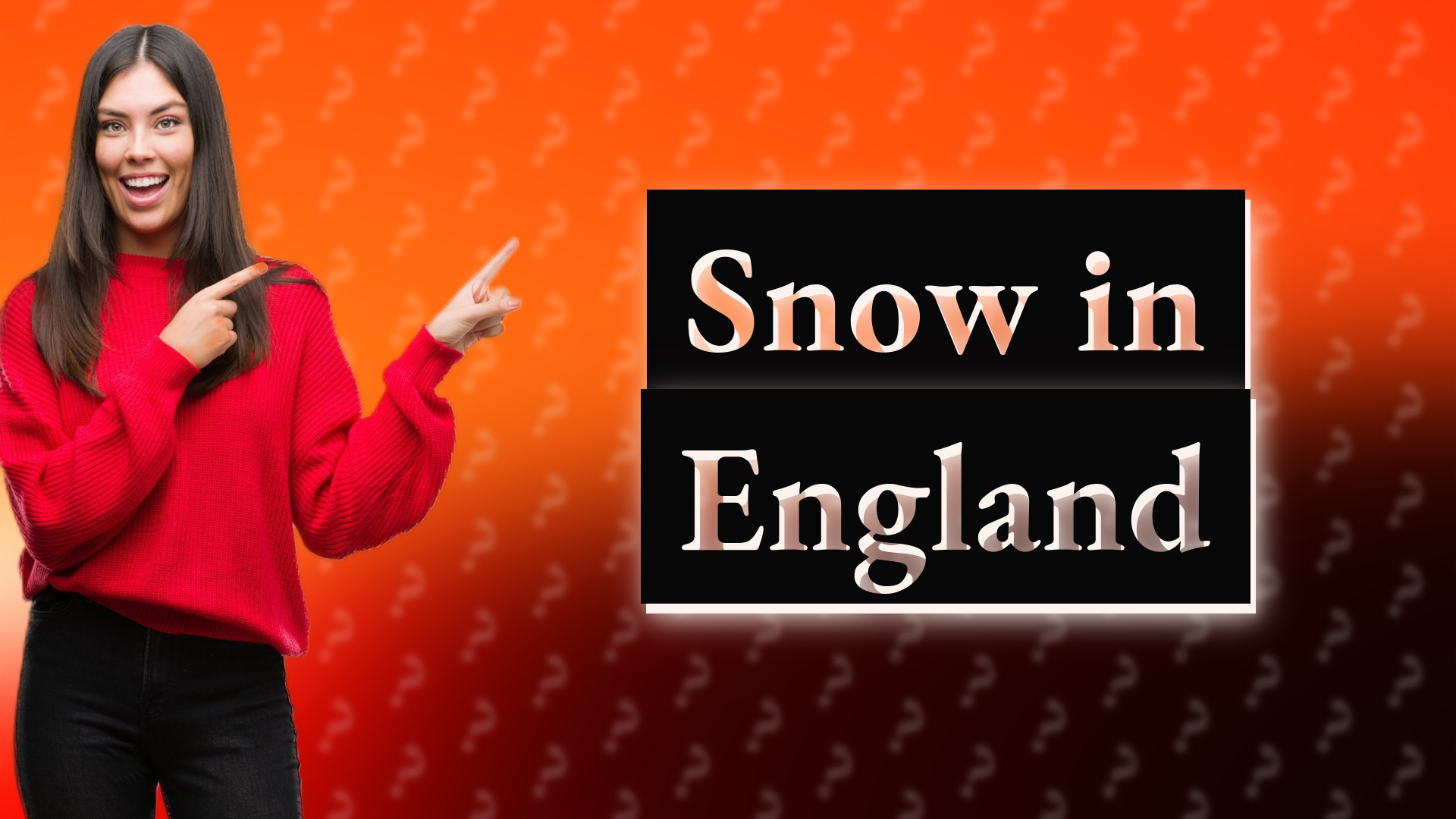 Snow in England
