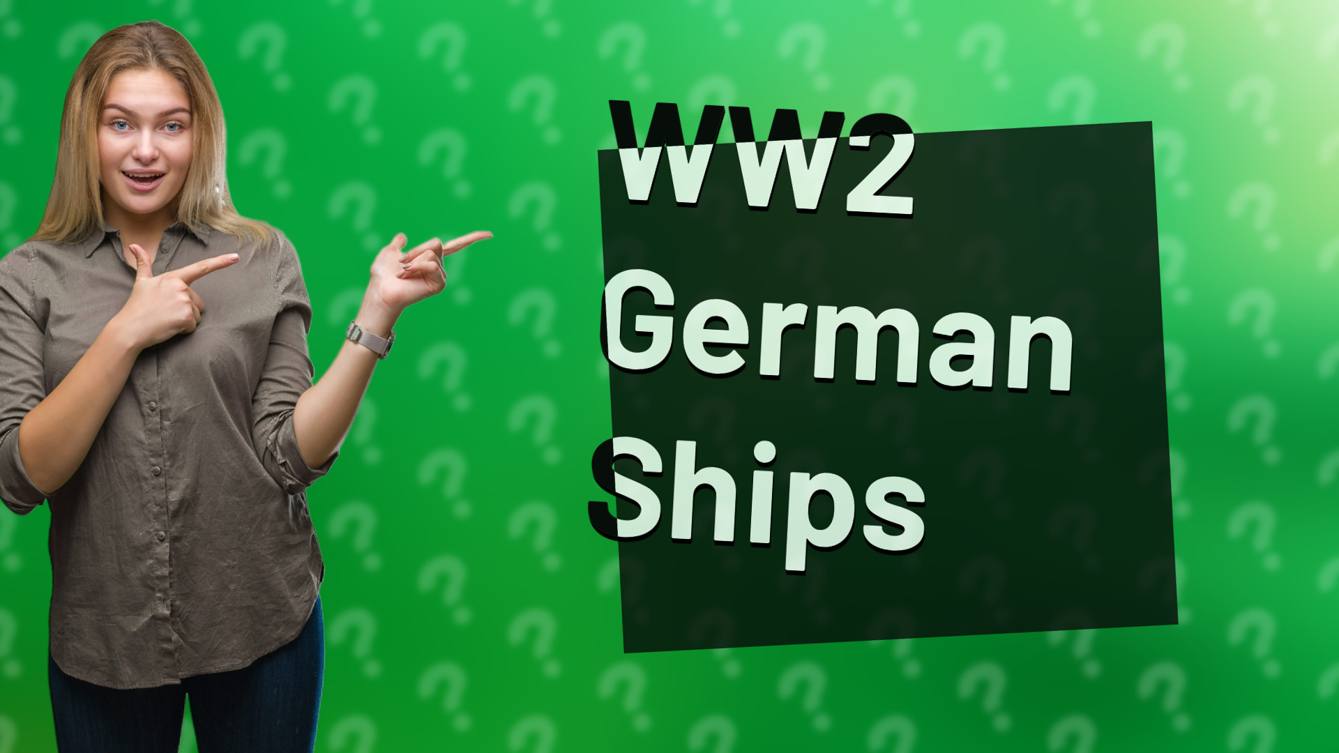 WW2 German Ships