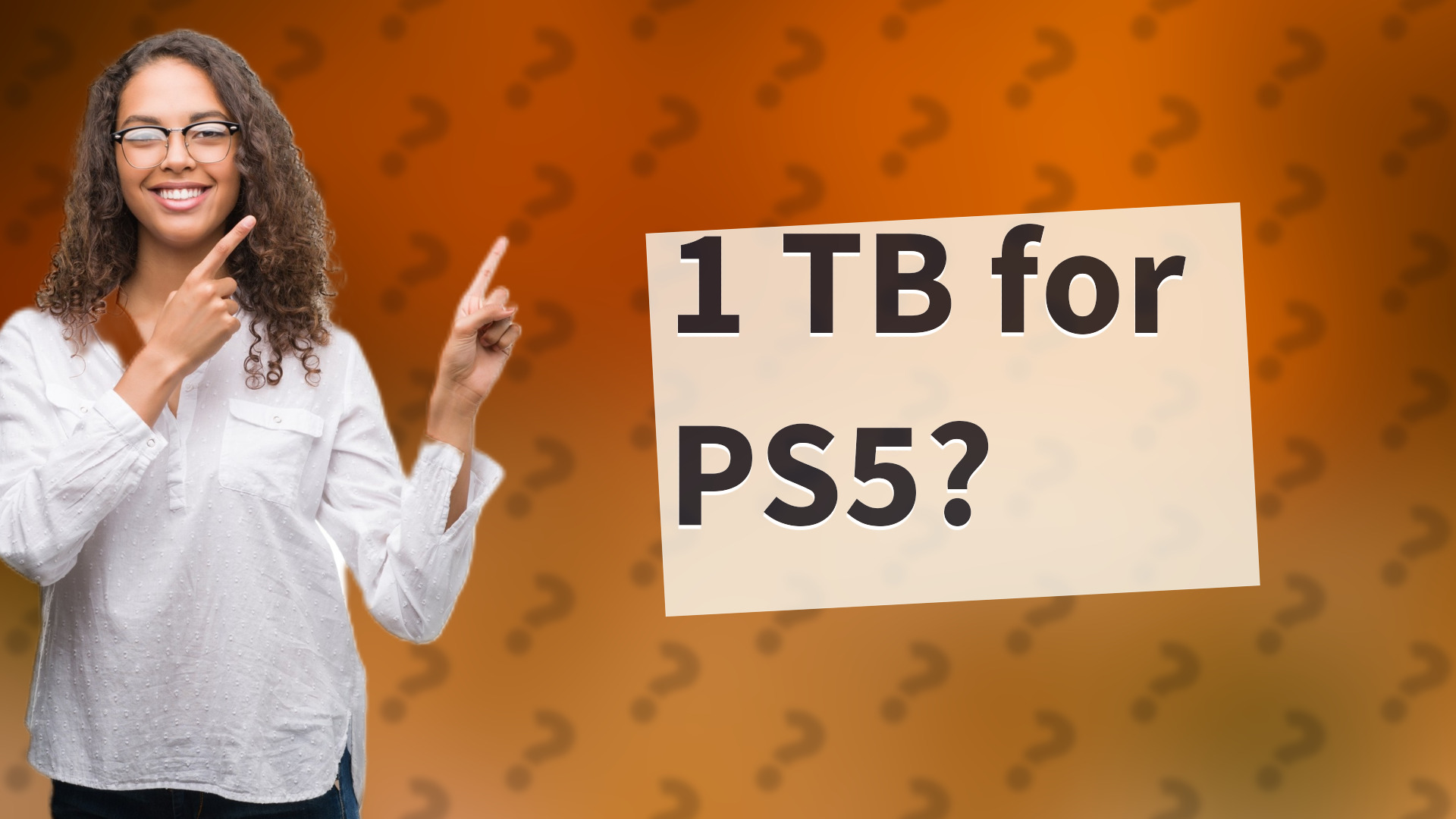 1 TB for PS5?
