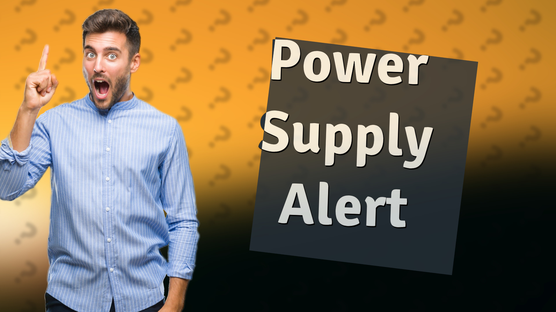Power Supply Alert