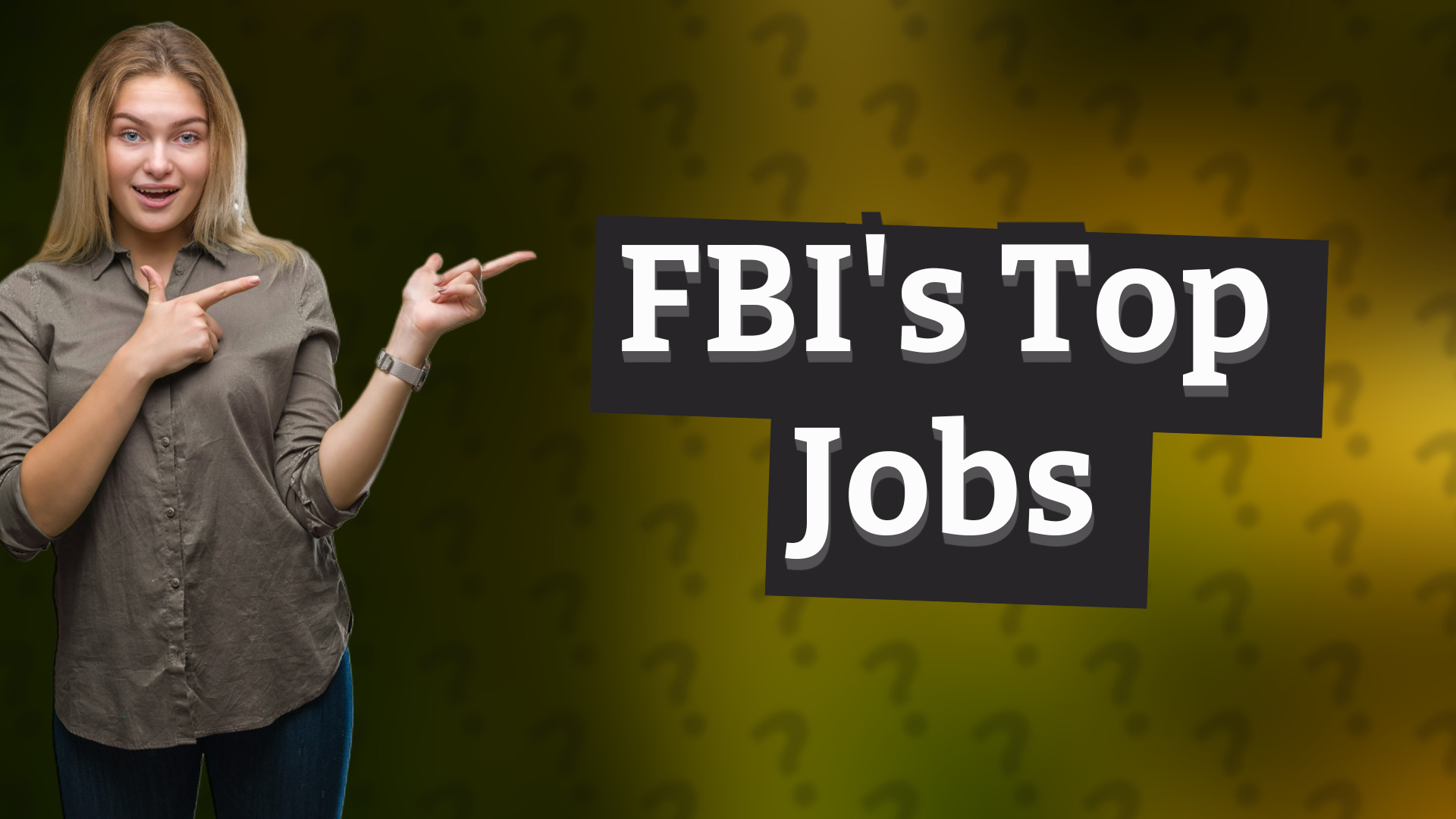 FBI's Top Jobs