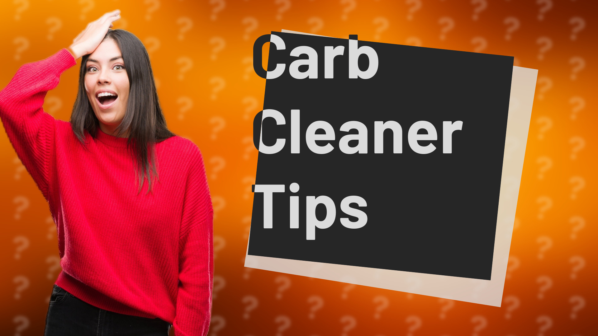 Carb Cleaner Tips