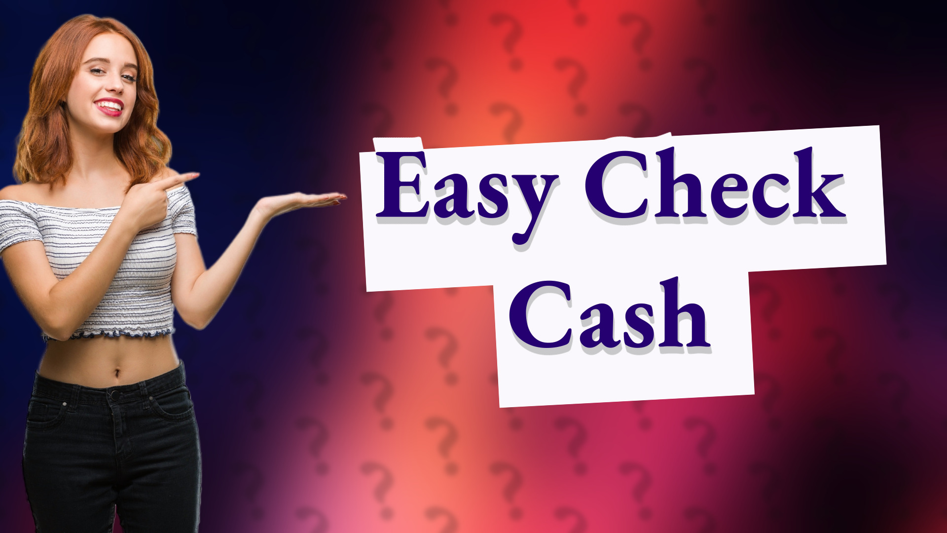 Easy Check Cash