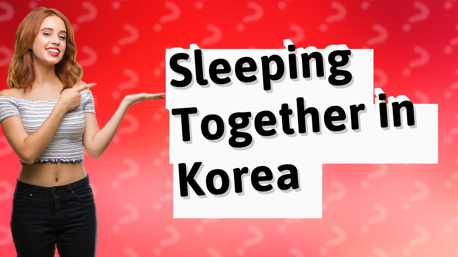 Sleeping Together in Korea