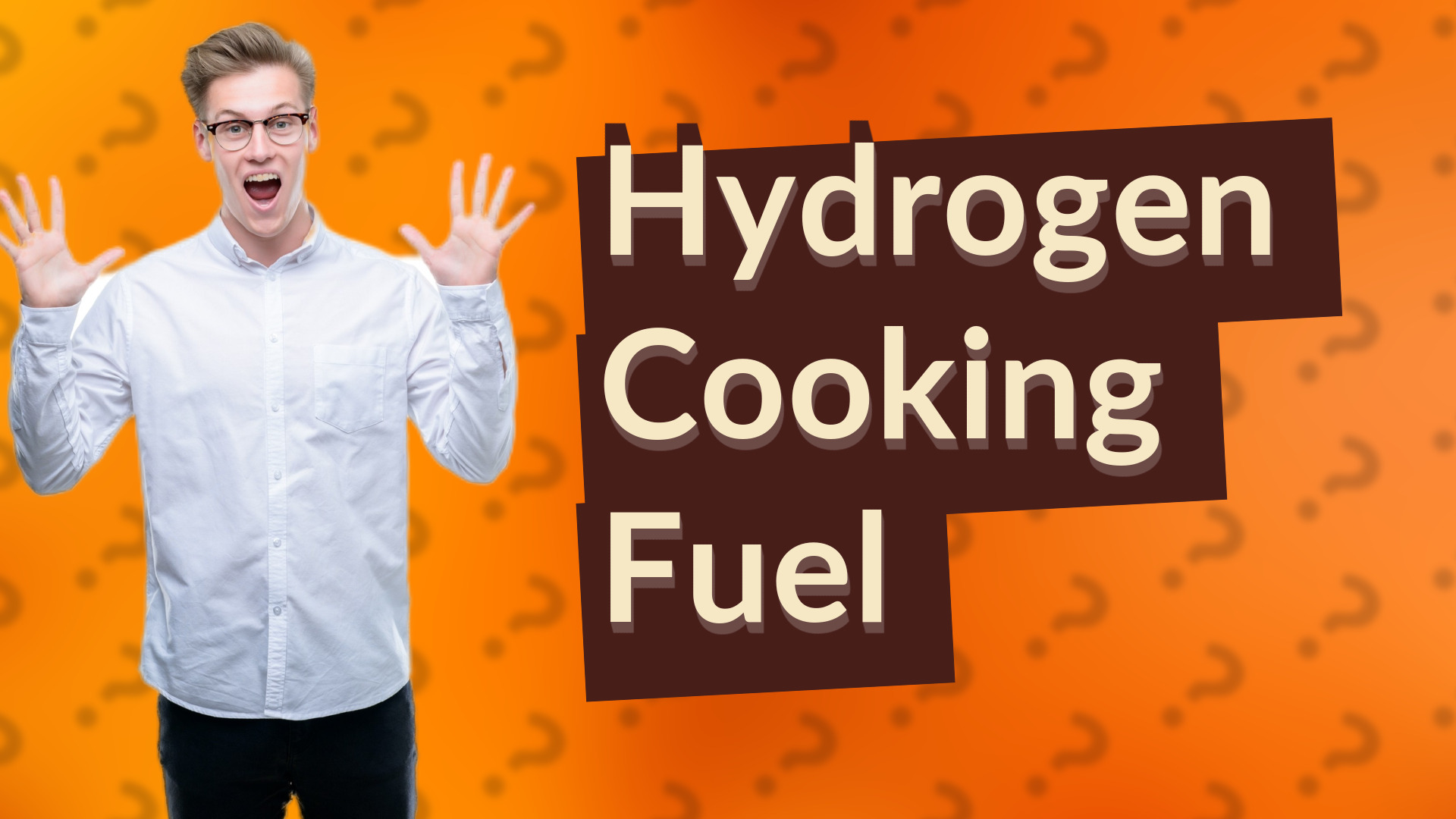 Hydrogen Cooking Fuel