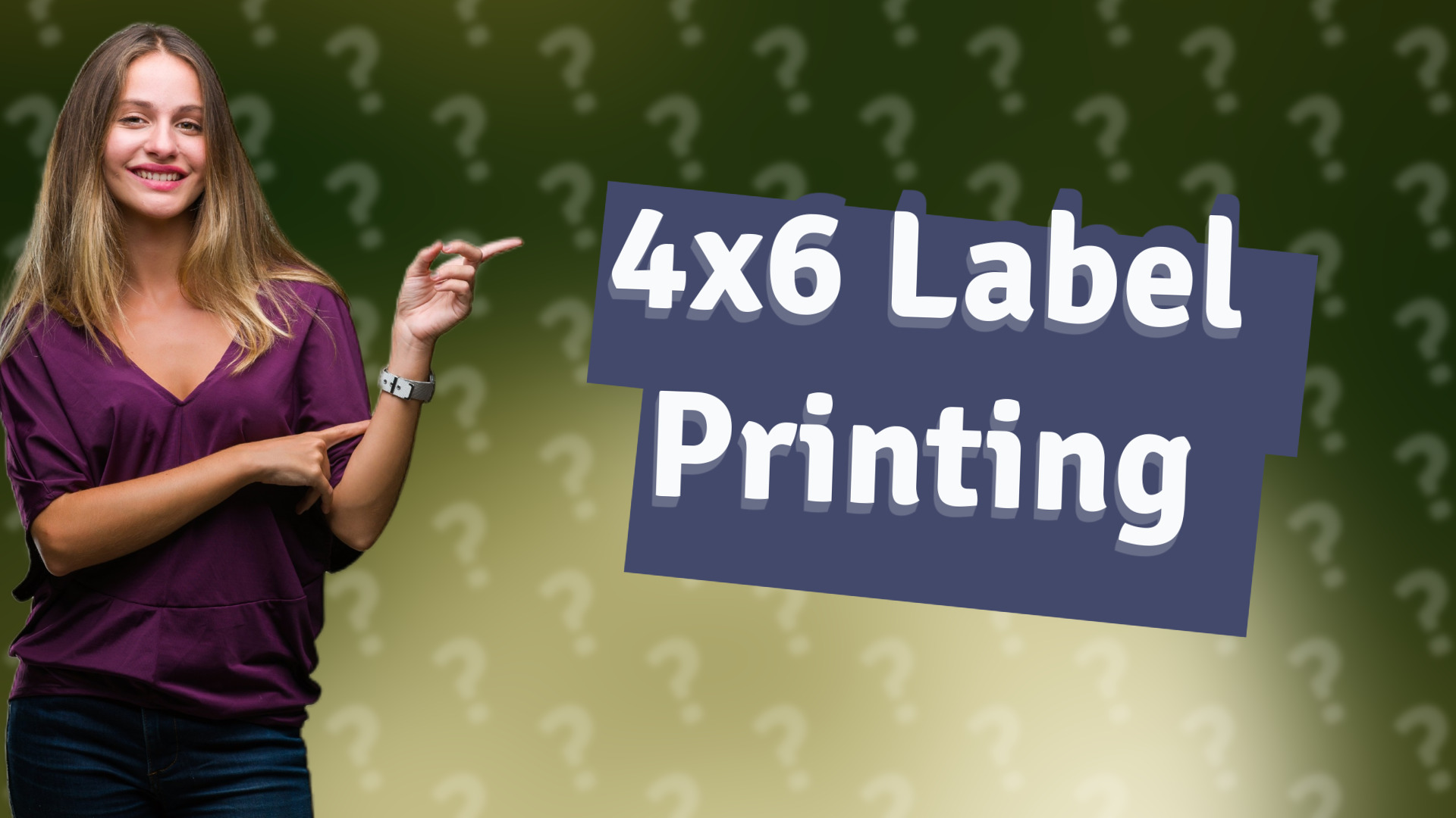 4x6 Label Printing