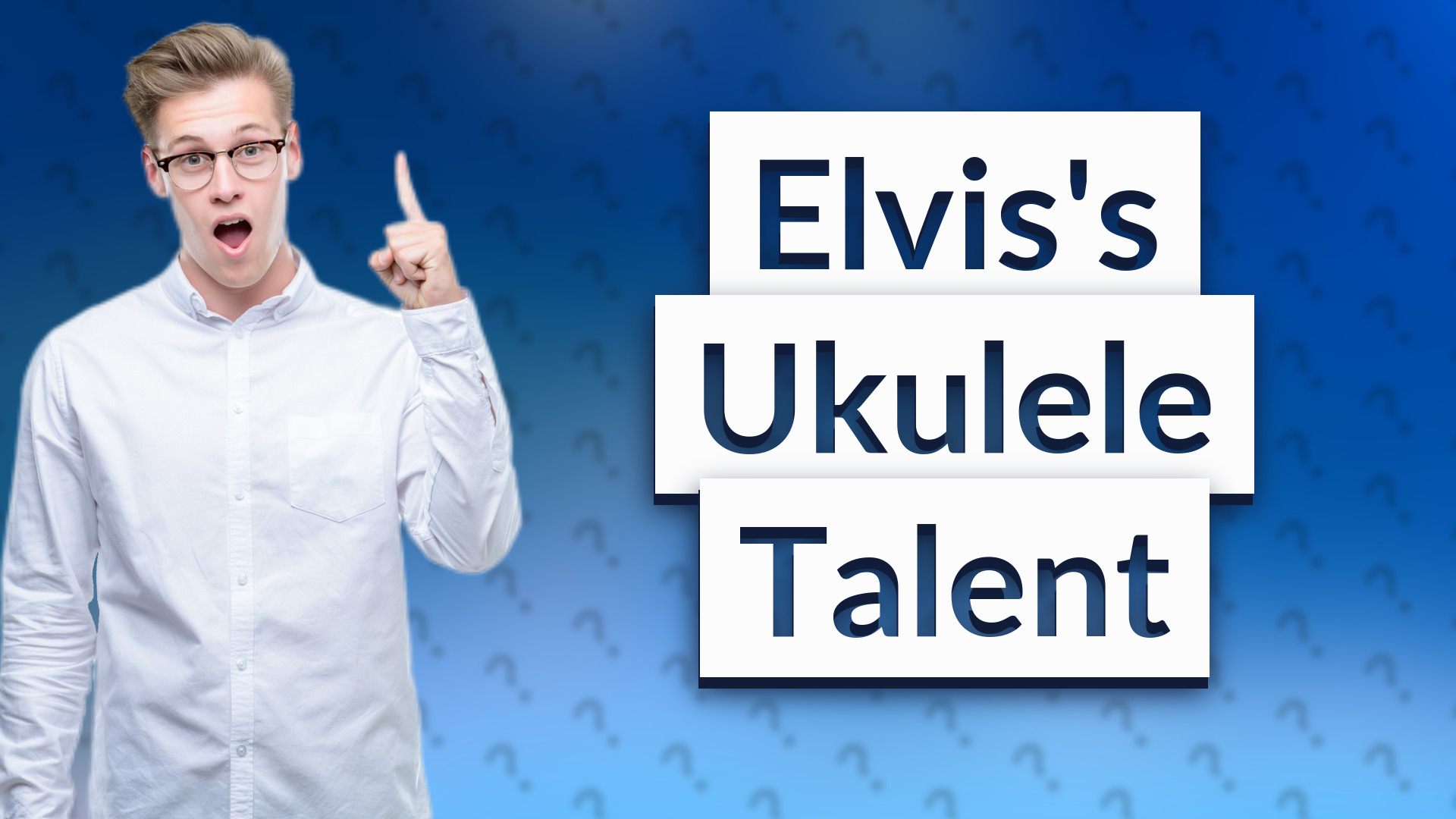 Elvis's Ukulele Talent