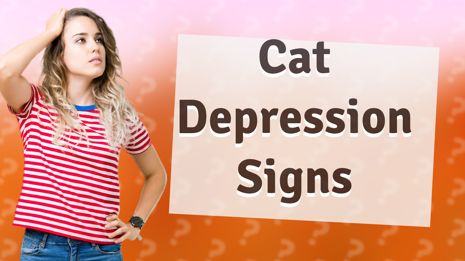 Cat Depression Signs