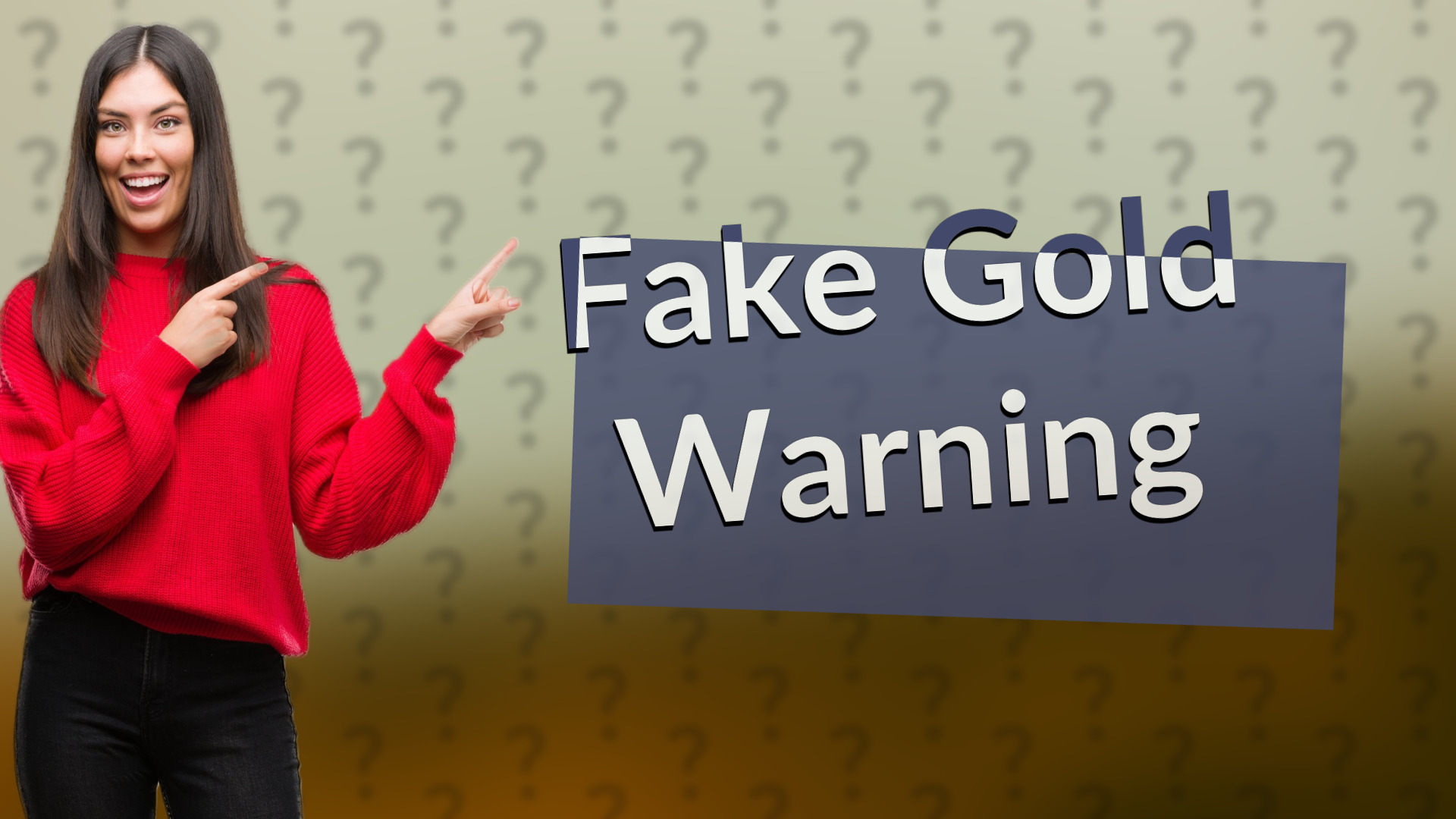 Fake Gold Warning