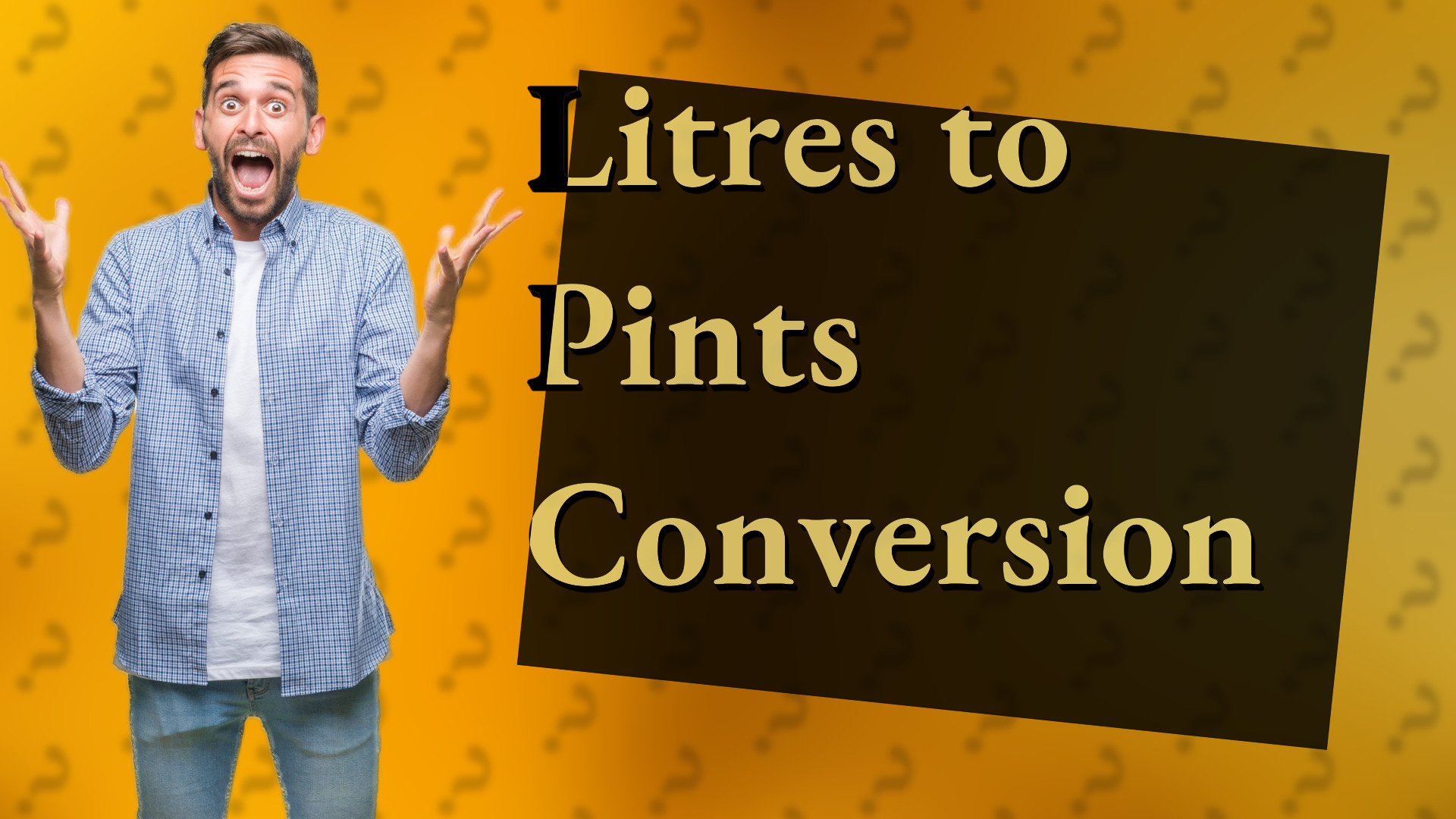 Litres to Pints Conversion