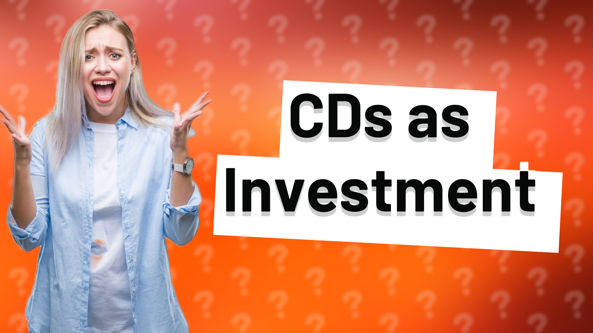 CDs as Investment