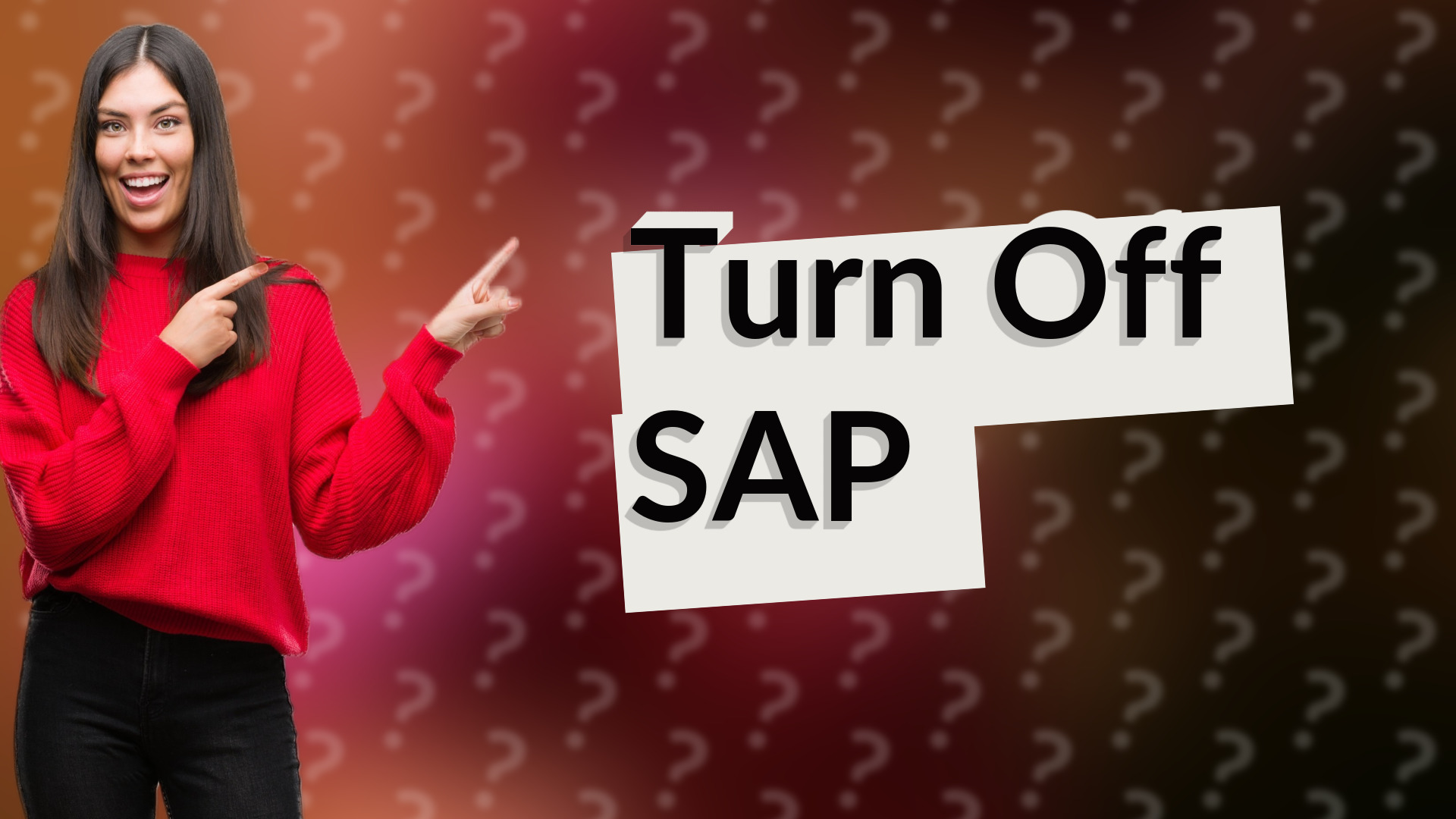 Turn Off SAP