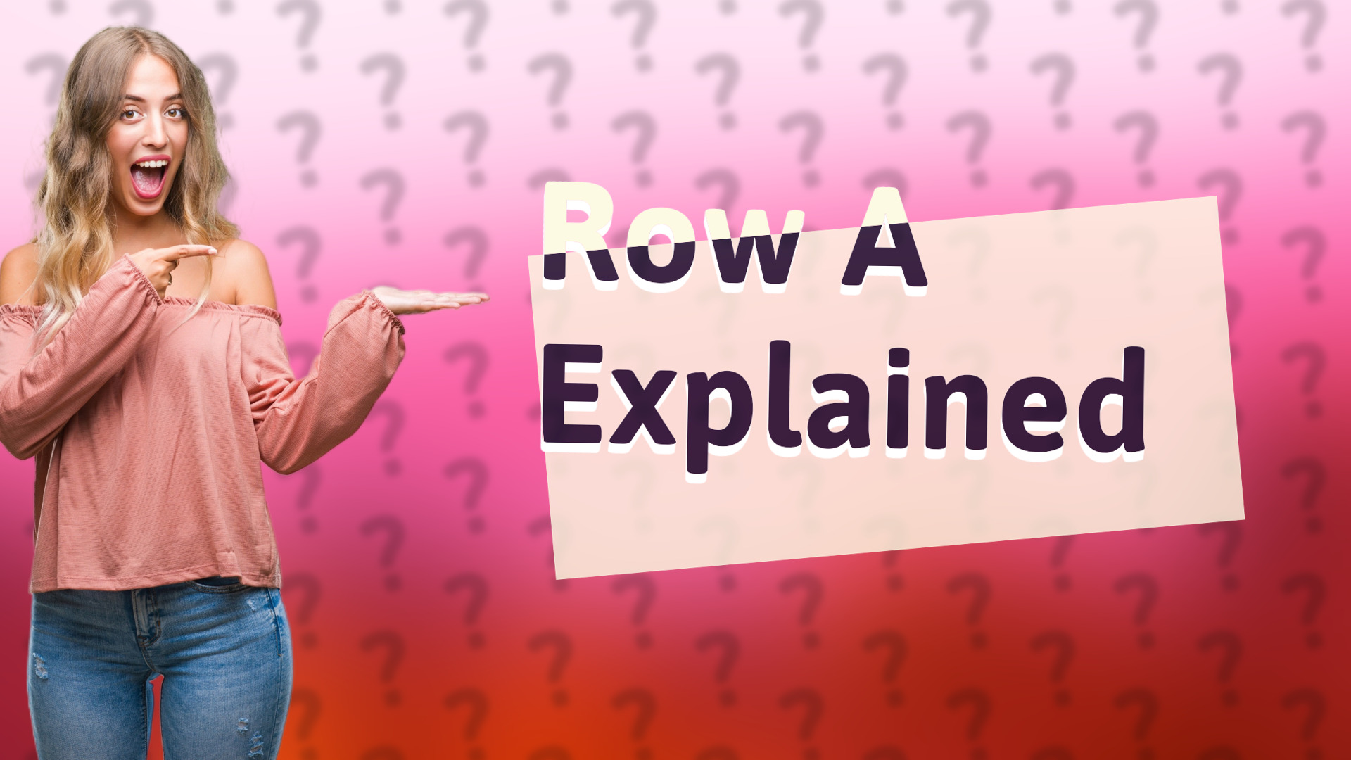 Row A Explained