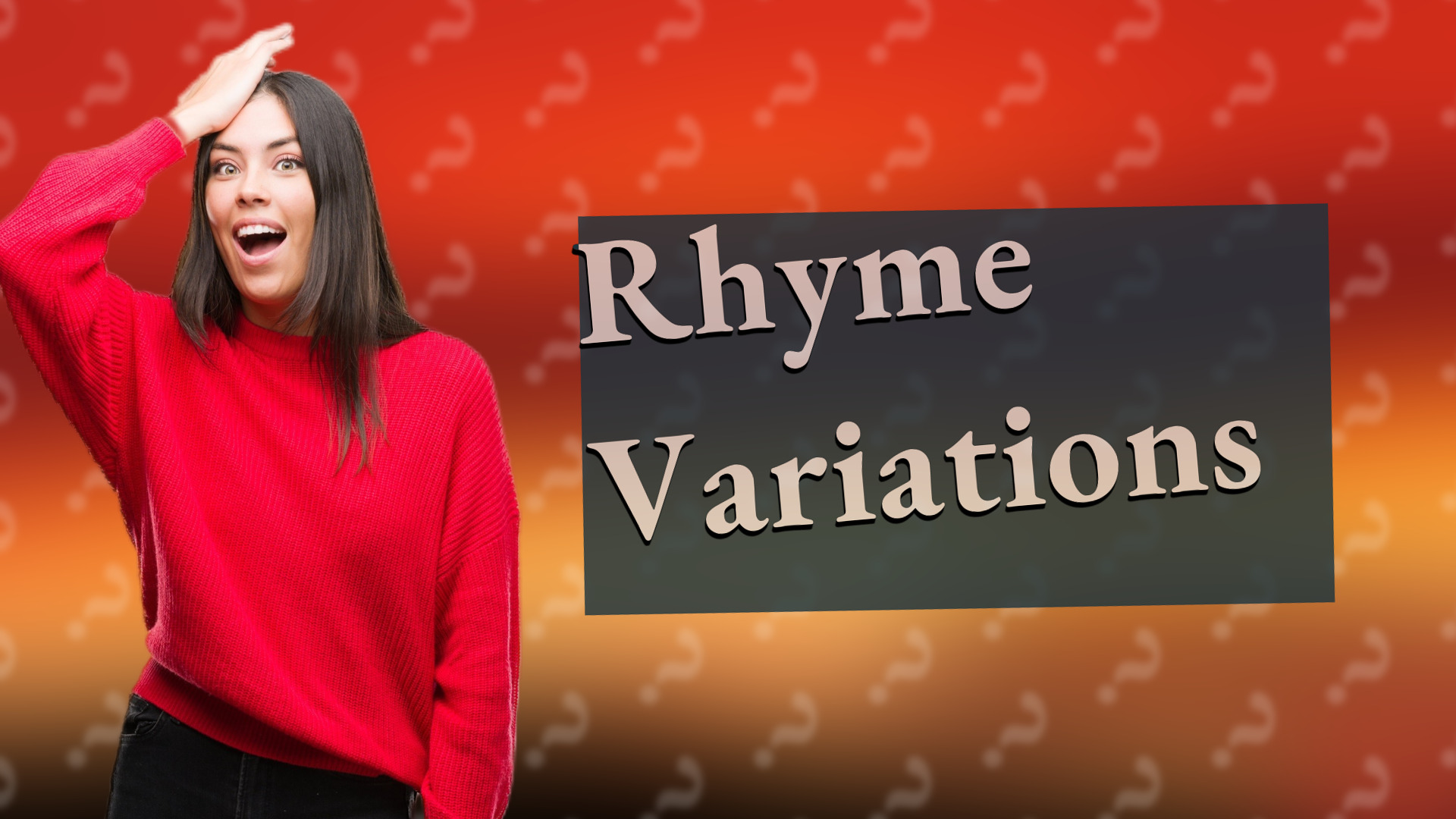 Rhyme Variations