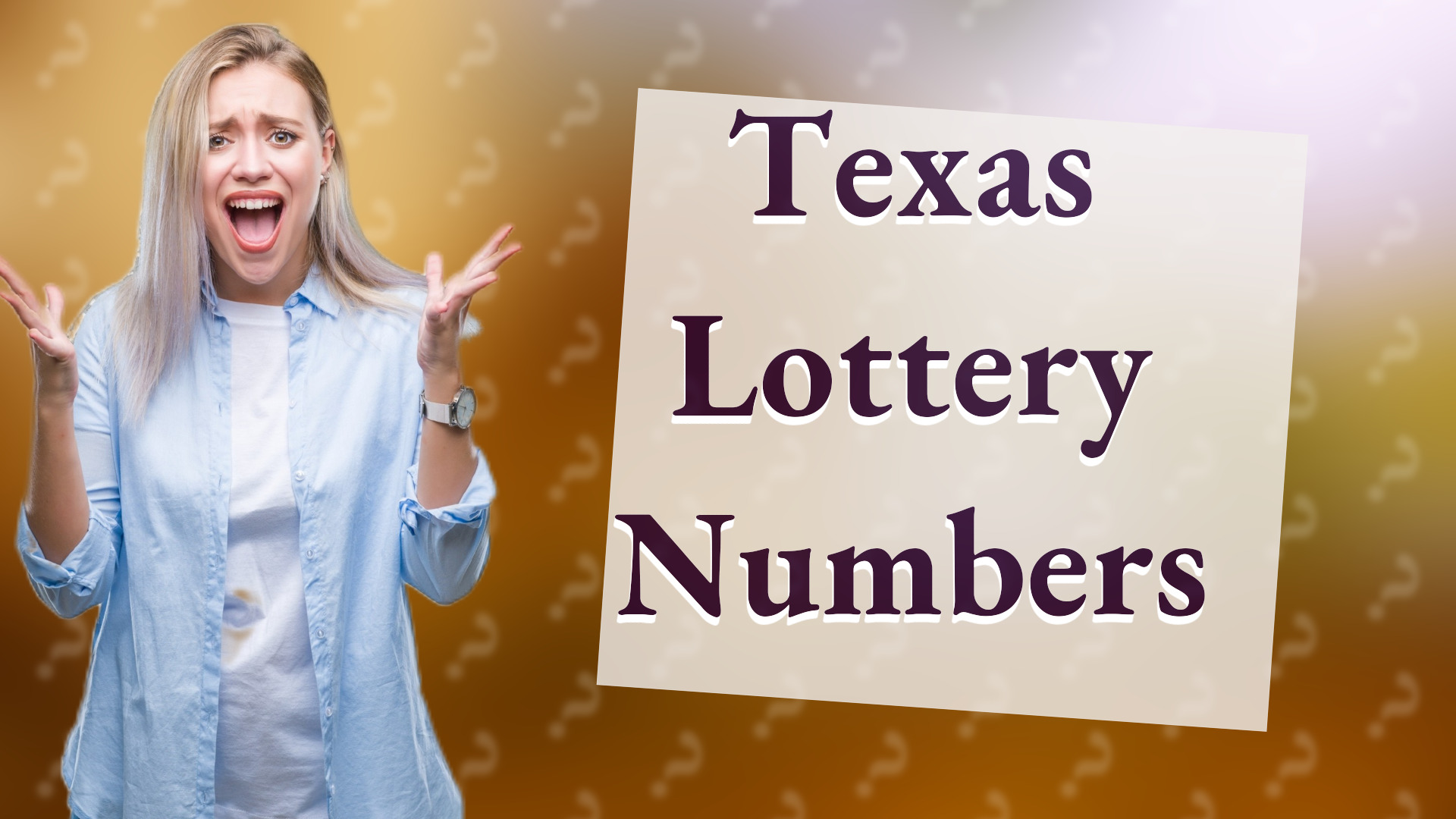 Texas Lottery Numbers