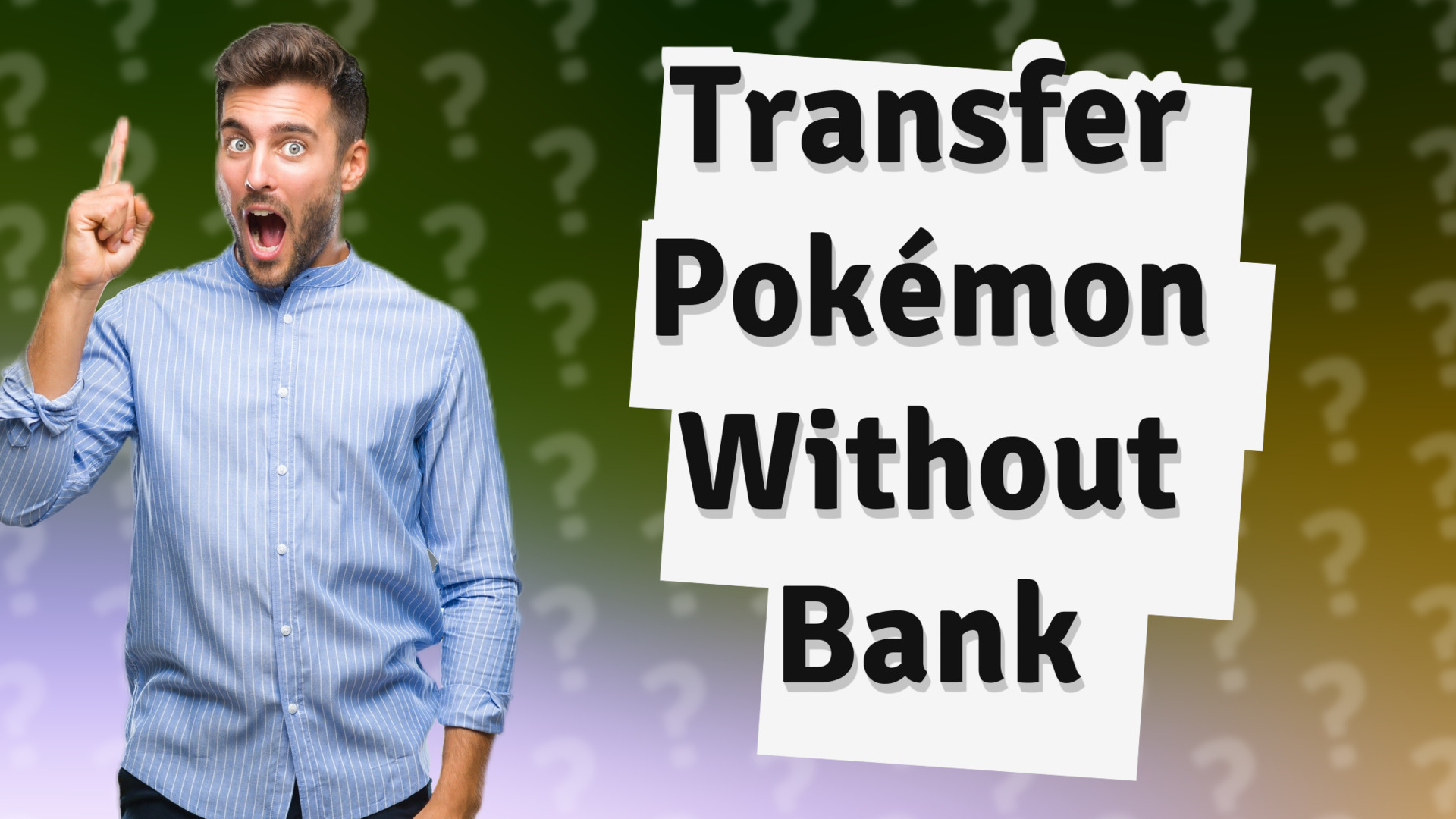 Transfer Pokémon Without Bank
