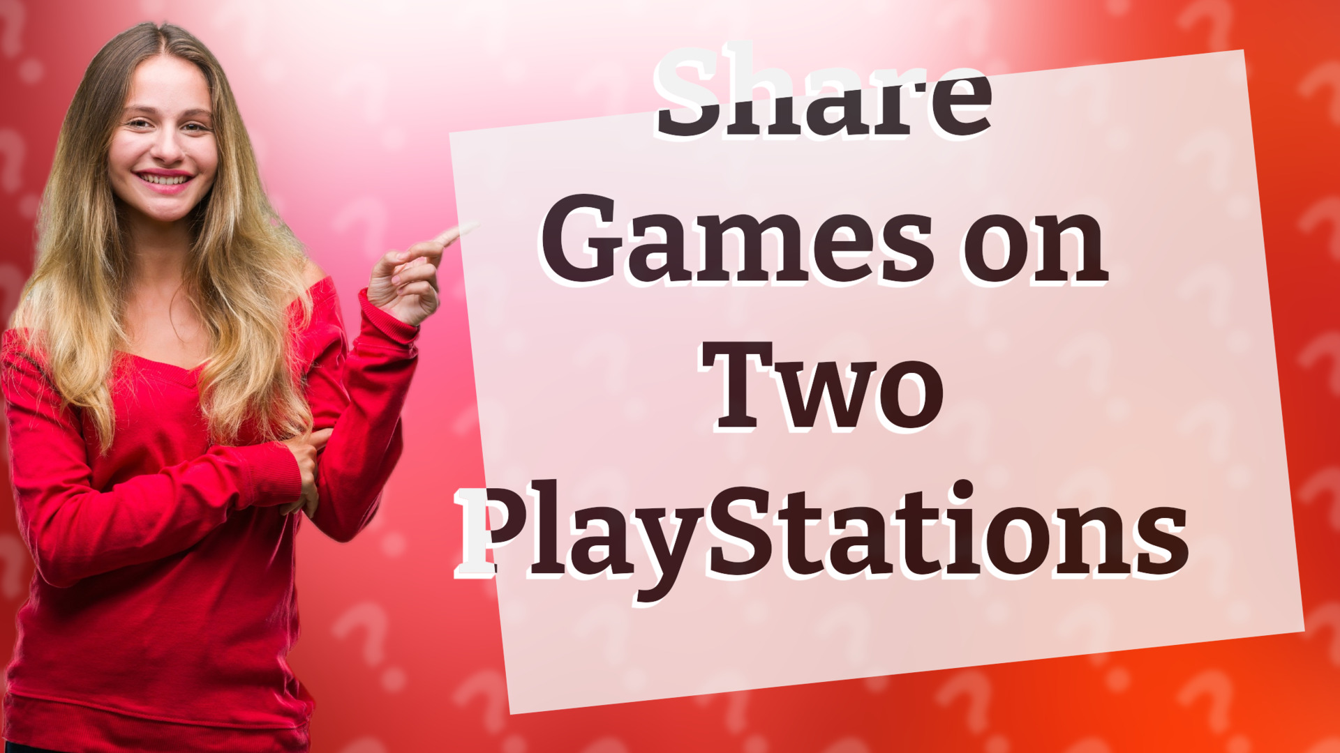 Share Games on Two PlayStations