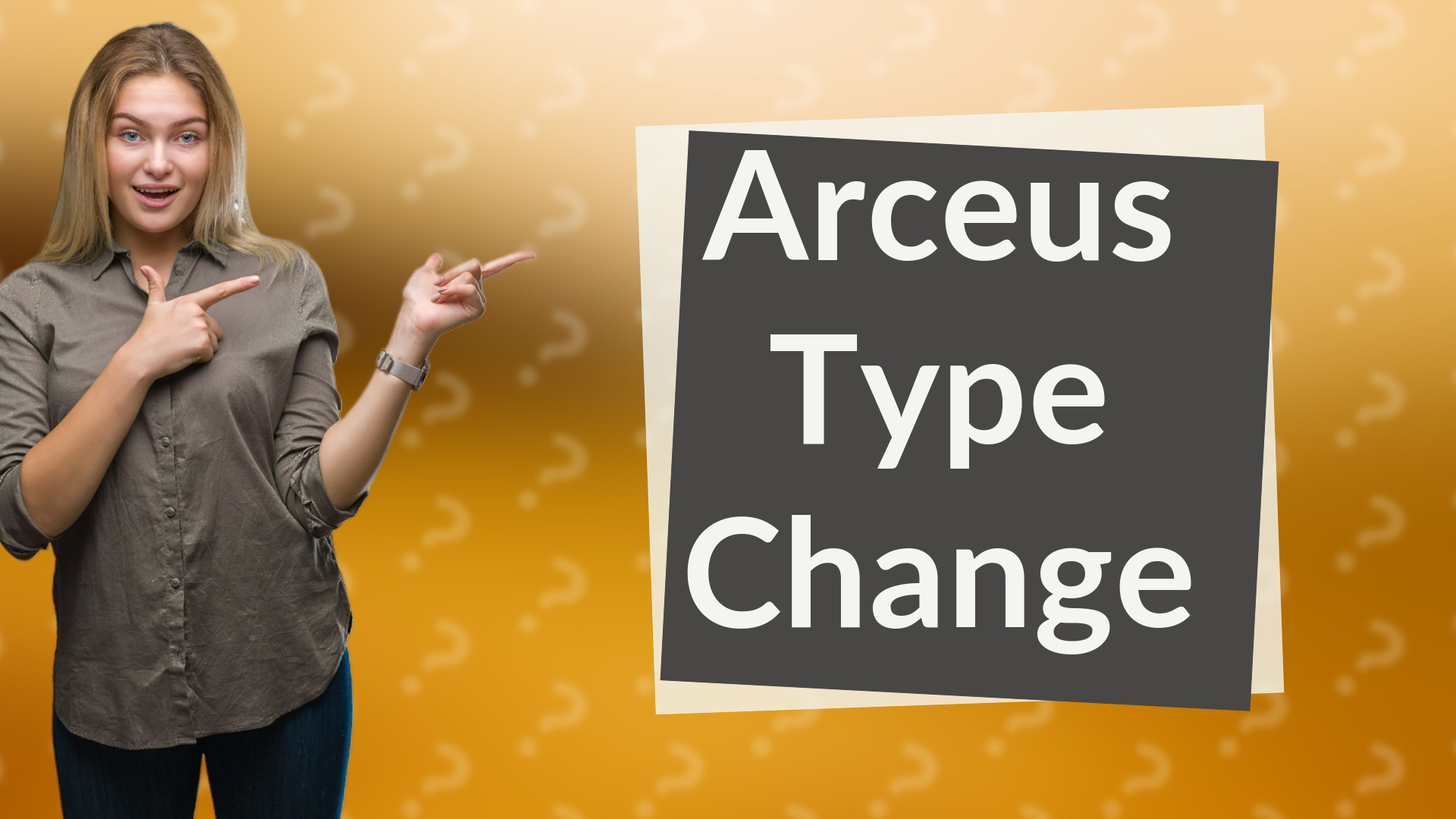 Arceus Type Change