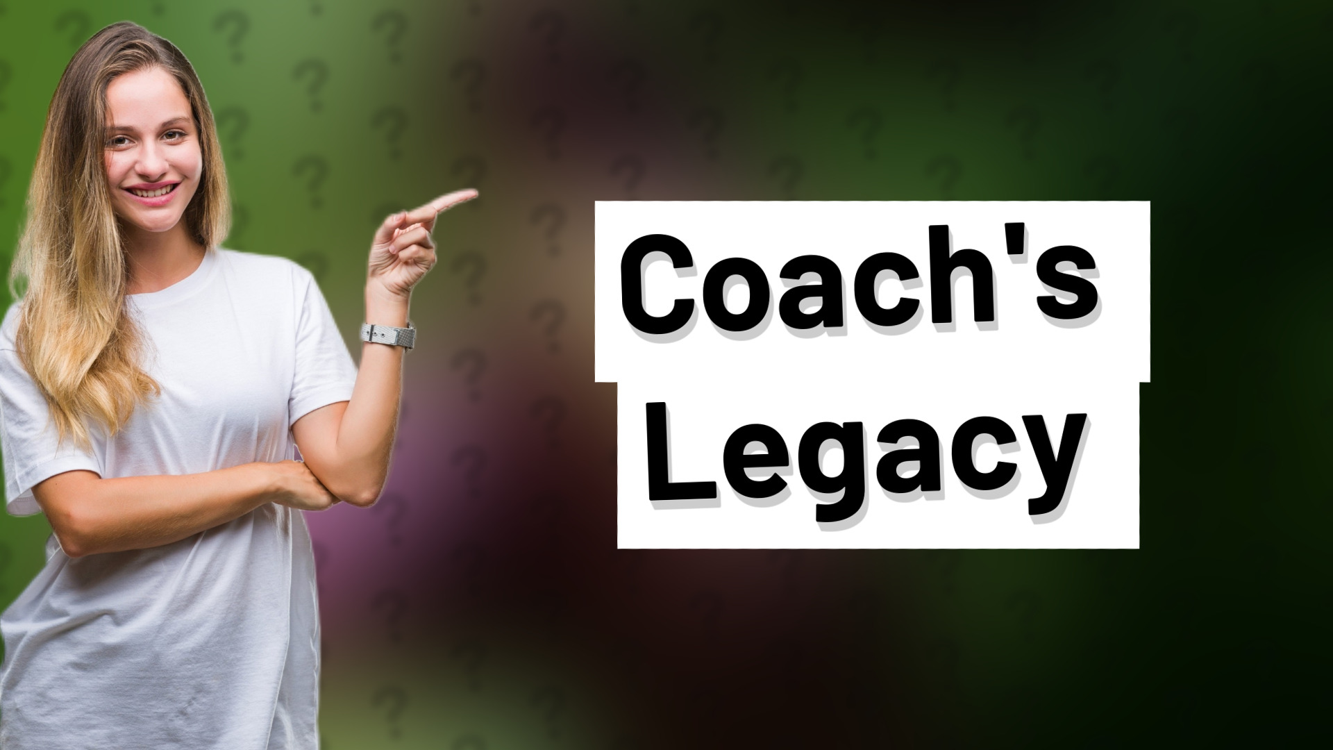 Coach's Legacy