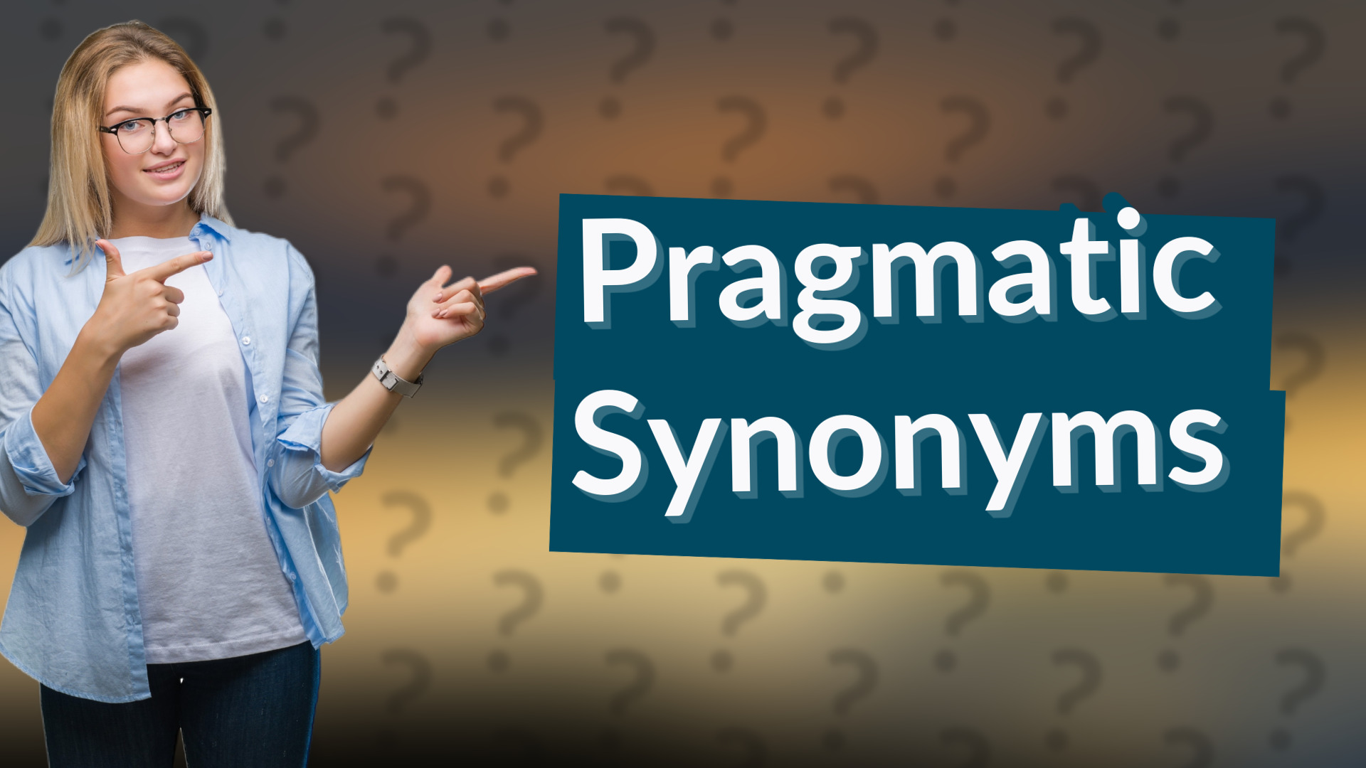 Pragmatic Synonyms