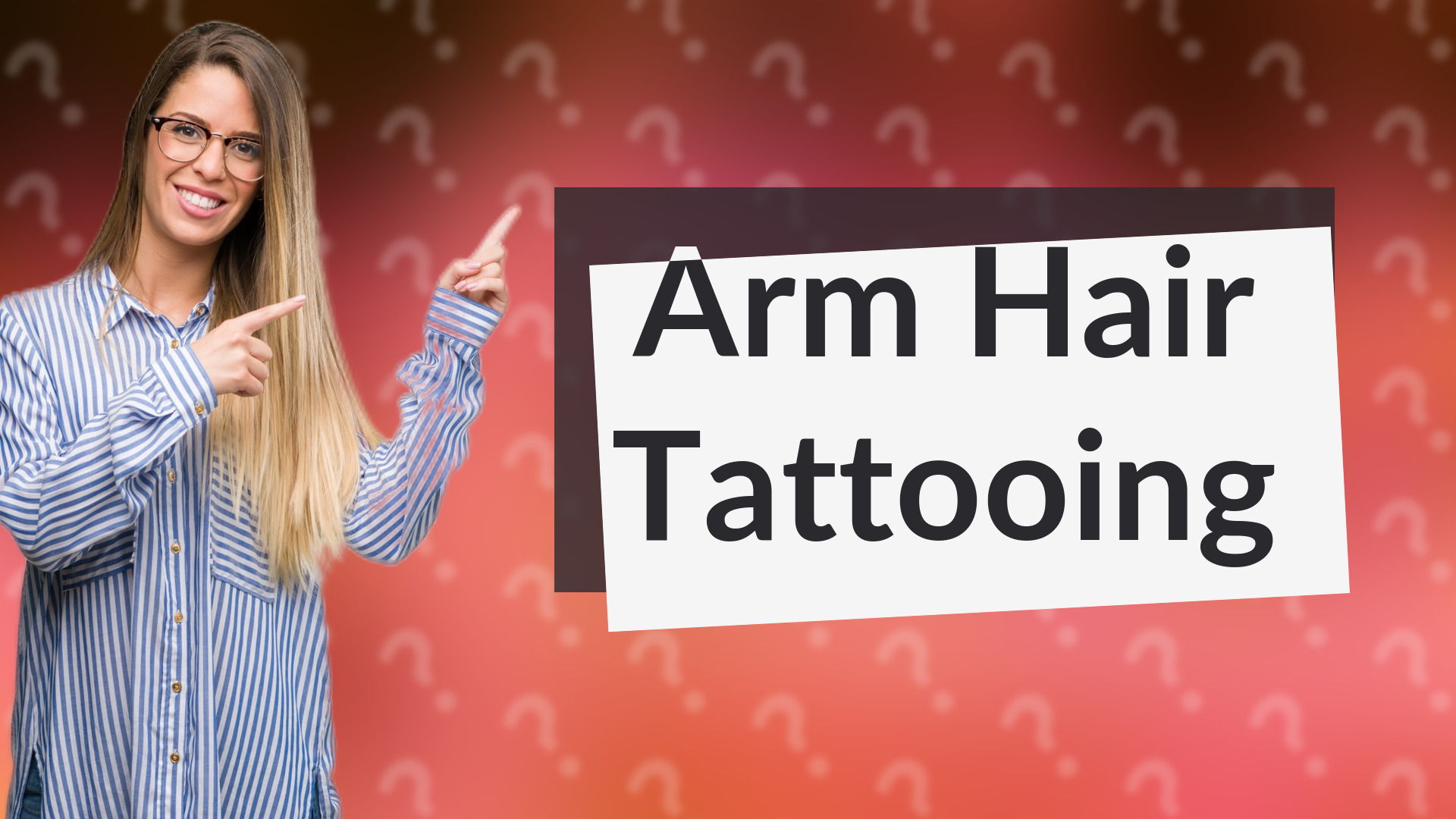 Arm Hair Tattooing
