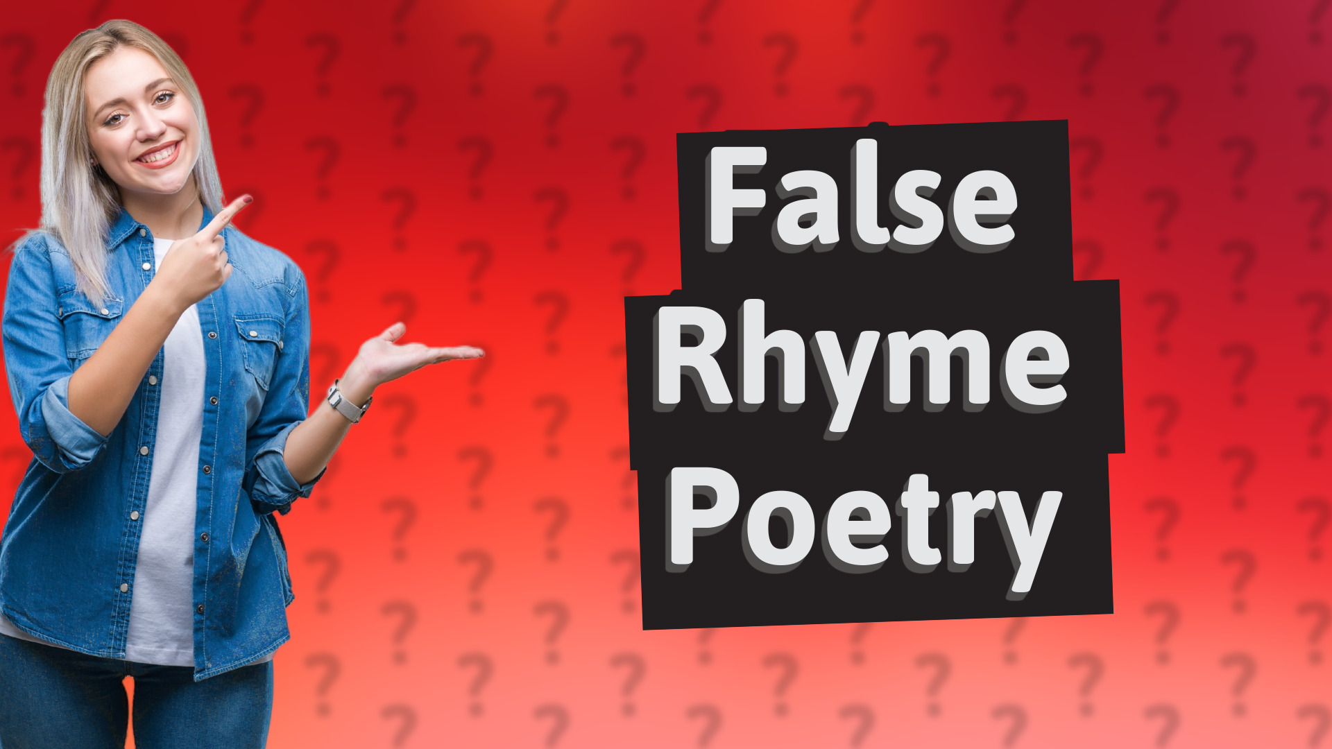 False Rhyme Poetry
