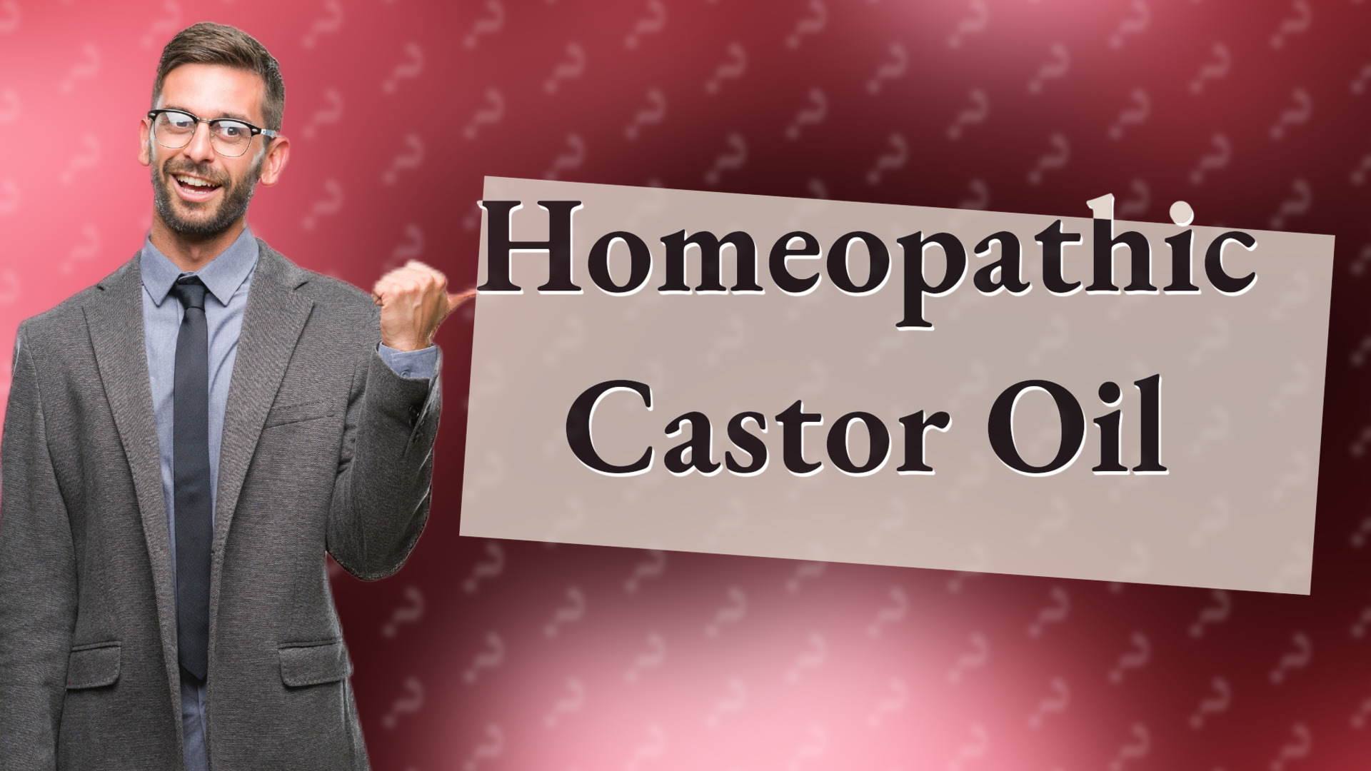 Homeopathic Castor Oil