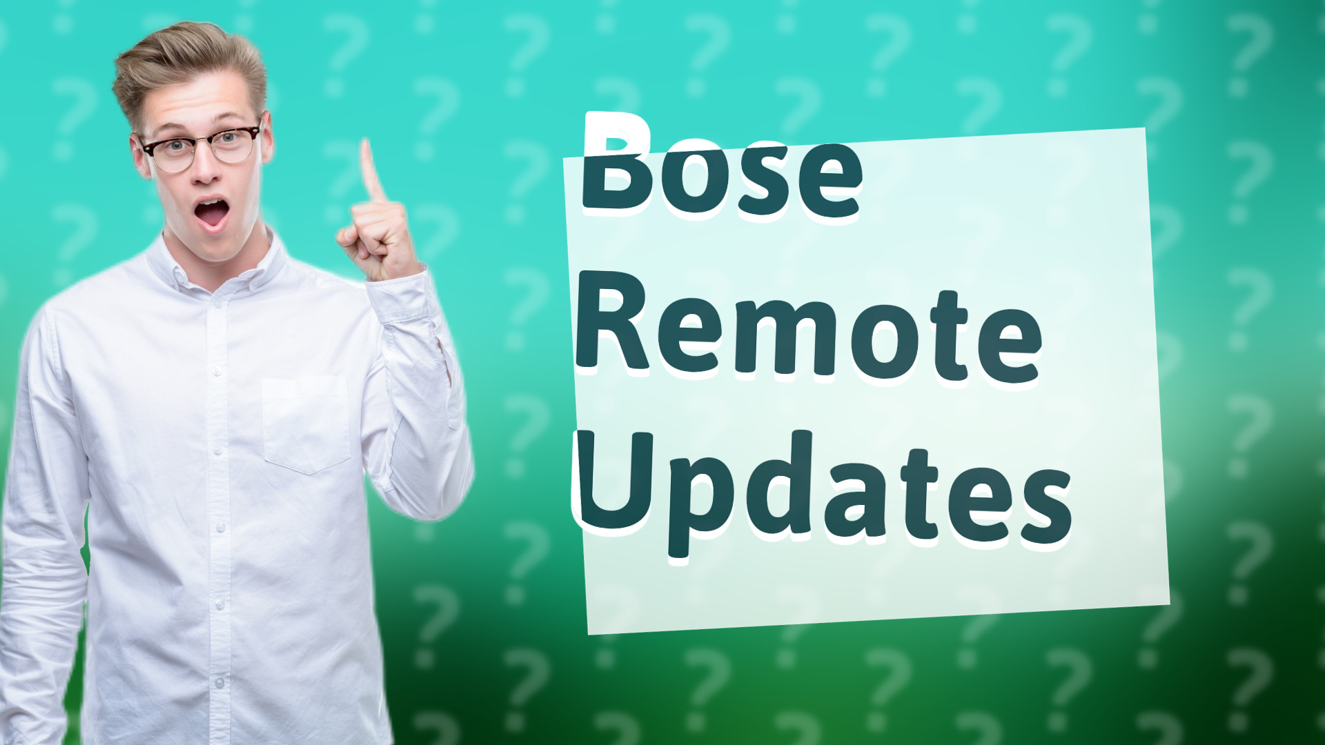 Bose Remote Updates