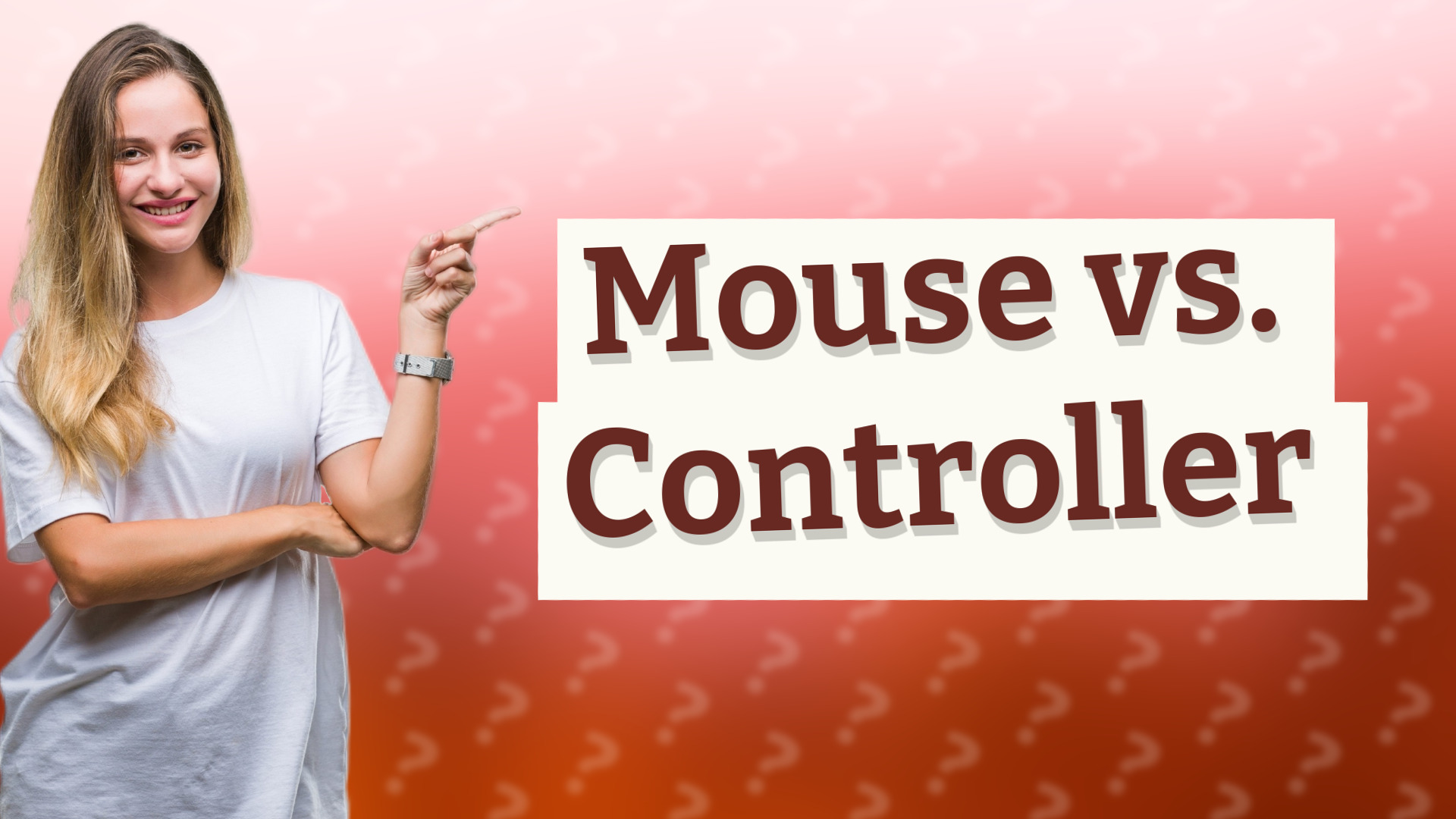 Mouse vs. Controller